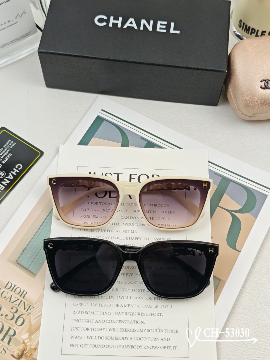   👓.【法国香奈儿-CHANEL】
         🕶.【宝丽来树脂高清镜片】
         ⭐