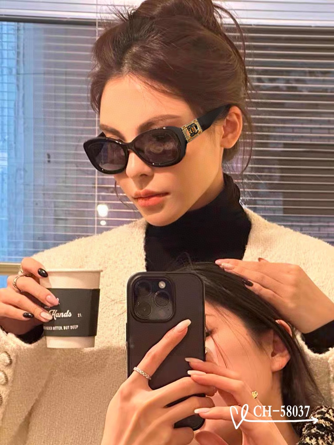 👓.【法国香奈儿-CHANEL】 🕶.【宝丽来树脂高清镜片】 ⭐️.【TR镜架-轻便佩戴舒适】 🌟.【s