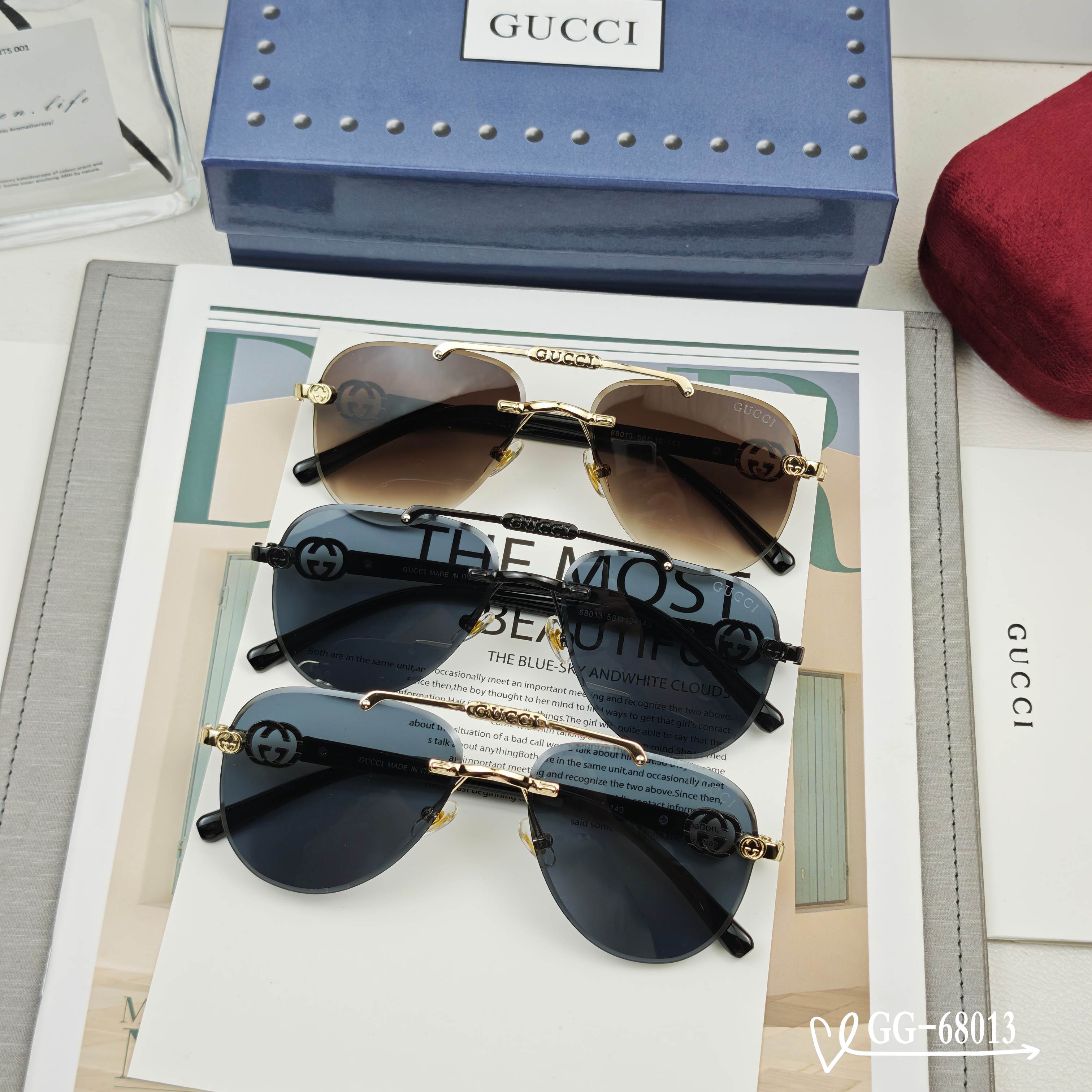  👓.【意大利古琦-GUCCI】
         🕶.【宝丽来树脂偏光镜片】
         ⭐️