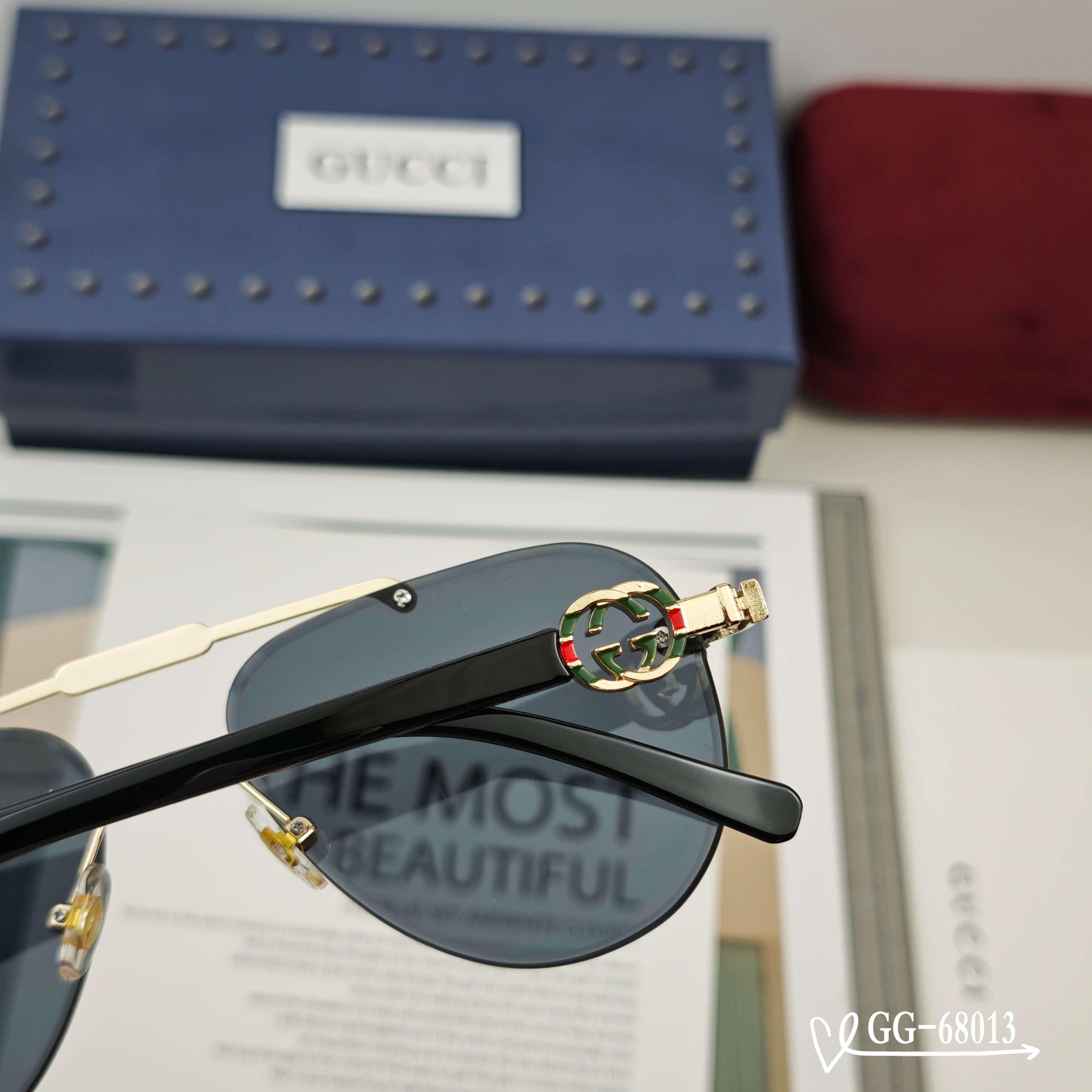   👓.【意大利古琦-GUCCI】
         🕶.【宝丽来树脂偏光镜片】
         ⭐️
