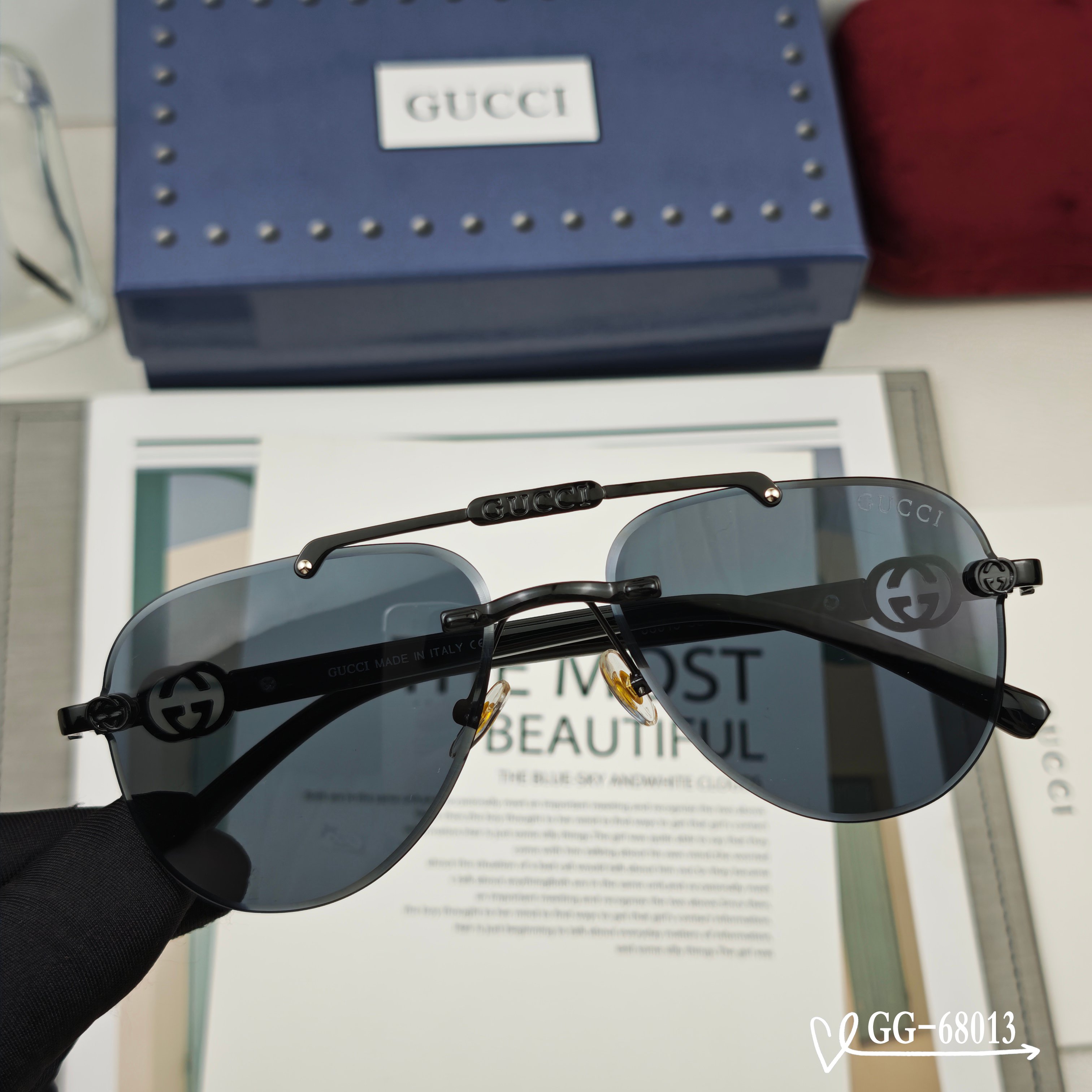   👓.【意大利古琦-GUCCI】
         🕶.【宝丽来树脂偏光镜片】
         ⭐️