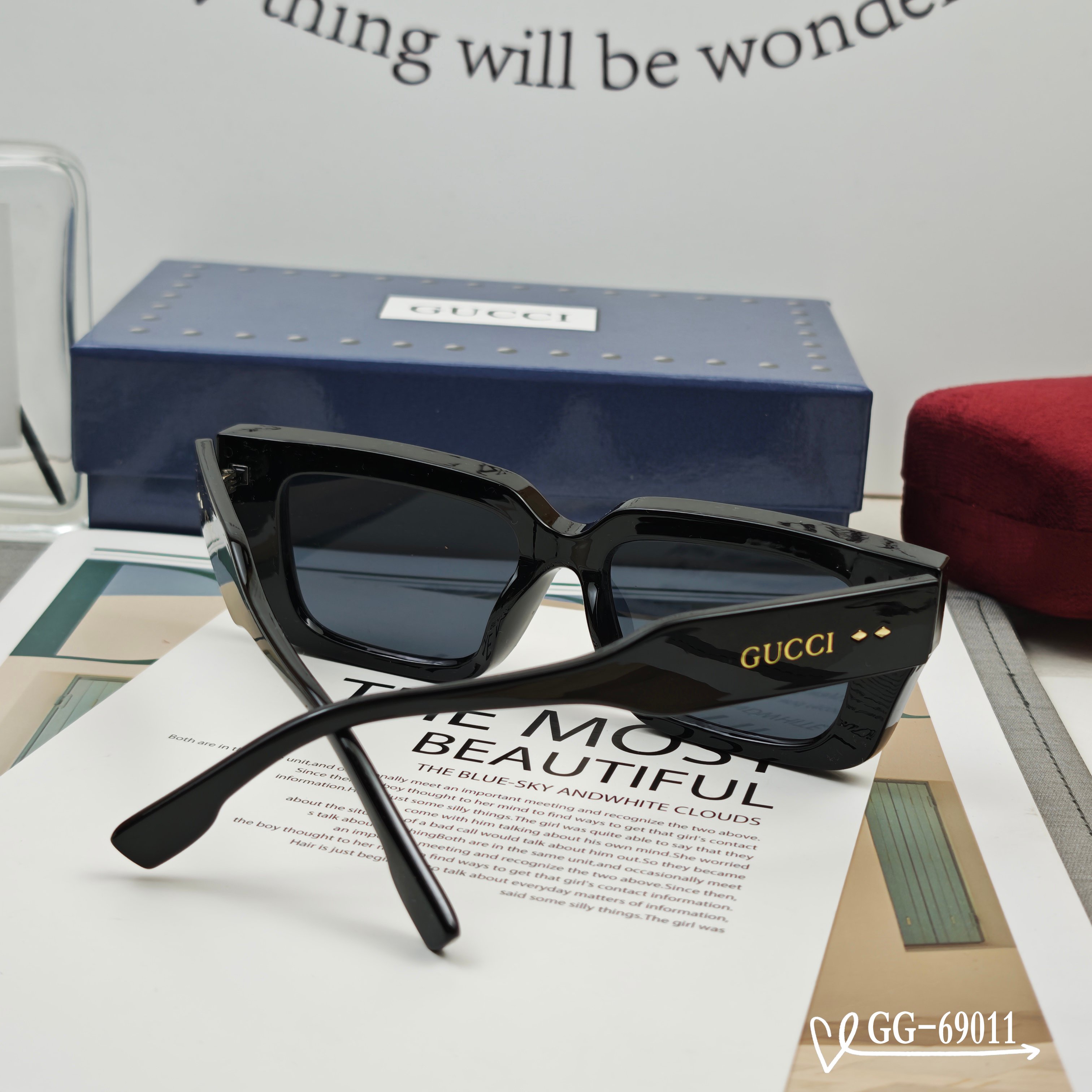  👓.【意大利古奇-GUCCI】
         🕶.【宝丽来树脂高清镜片】
         ⭐️