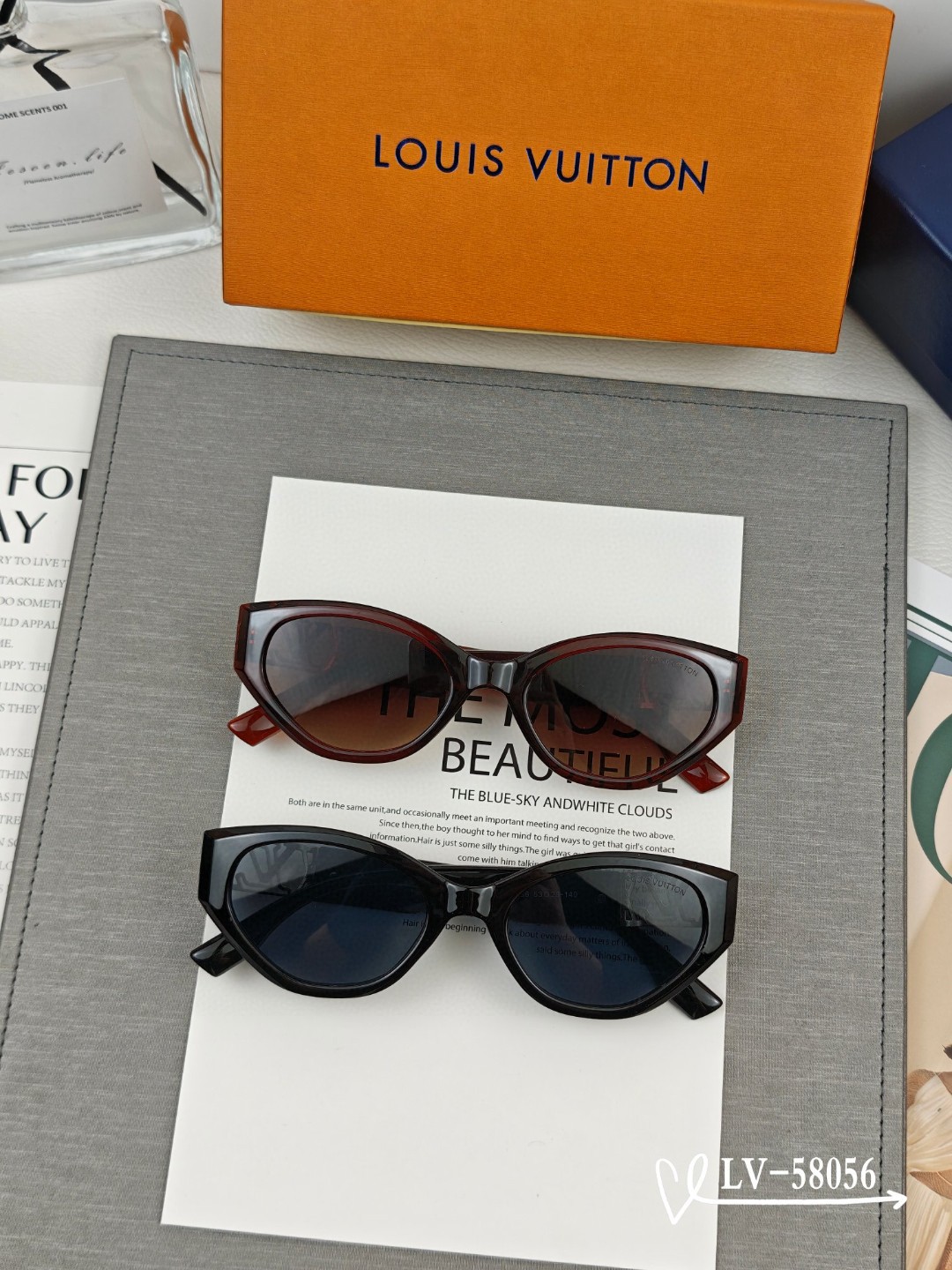   👓.【路易威登-LV】
         🕶.【宝丽来树脂镜片】
         ⭐️.【TR镜架