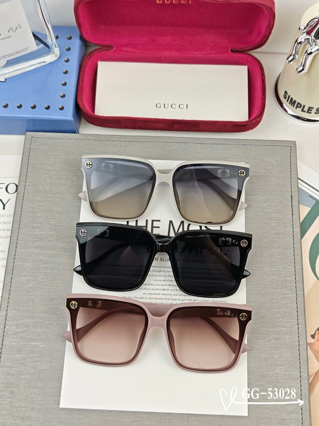   👓.【意大利古奇-GUCCI】
         🕶.【宝丽来树脂高清镜片】
         ⭐️