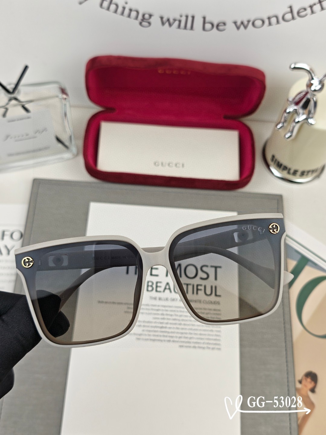   👓.【意大利古奇-GUCCI】
         🕶.【宝丽来树脂高清镜片】
         ⭐️