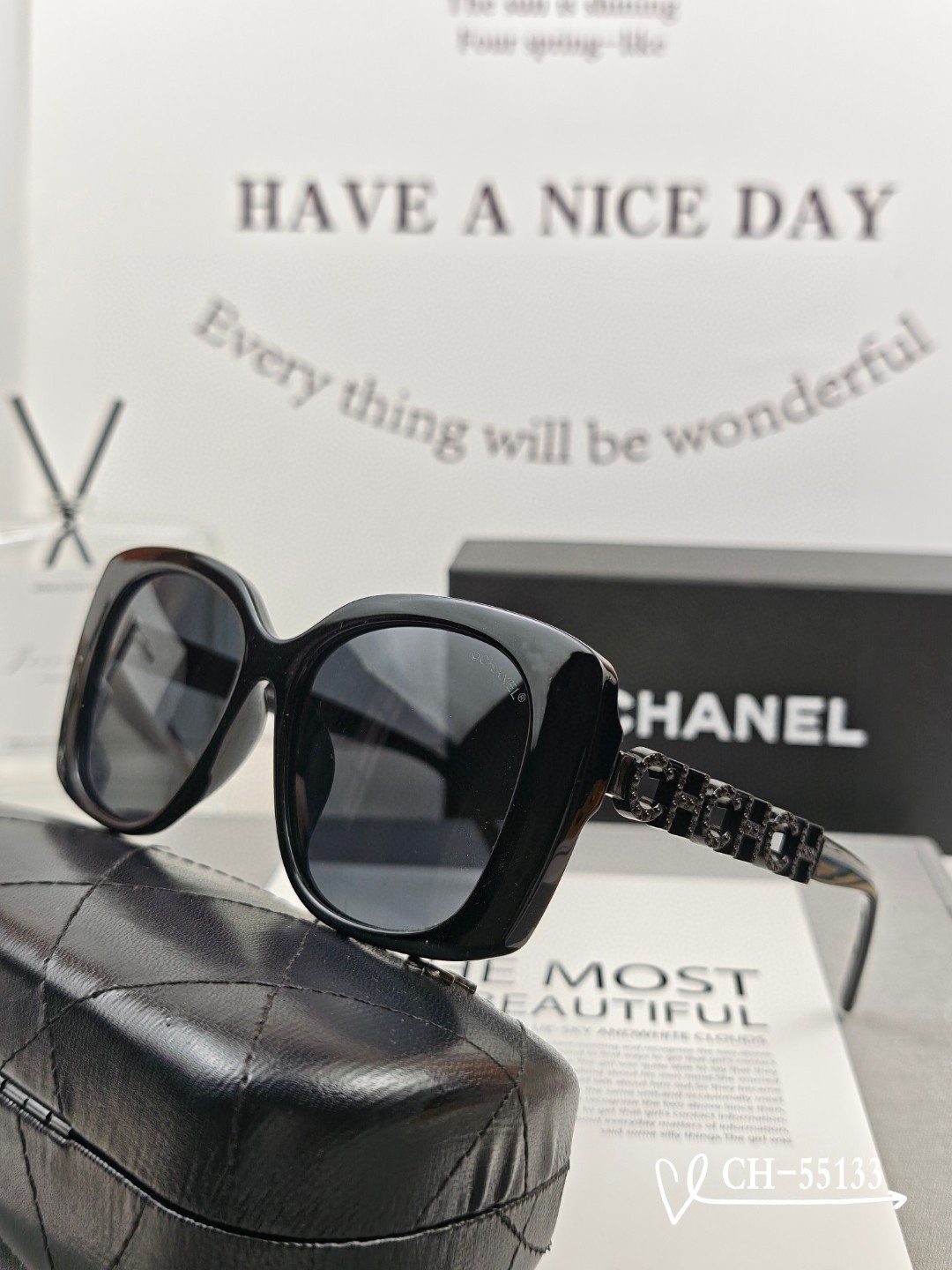 👓.【法国香奈儿-CHANEL】 🕶.【宝丽来树脂高清镜片】 ⭐️.【TR镜架-轻便佩戴舒适】 🌟.【s
