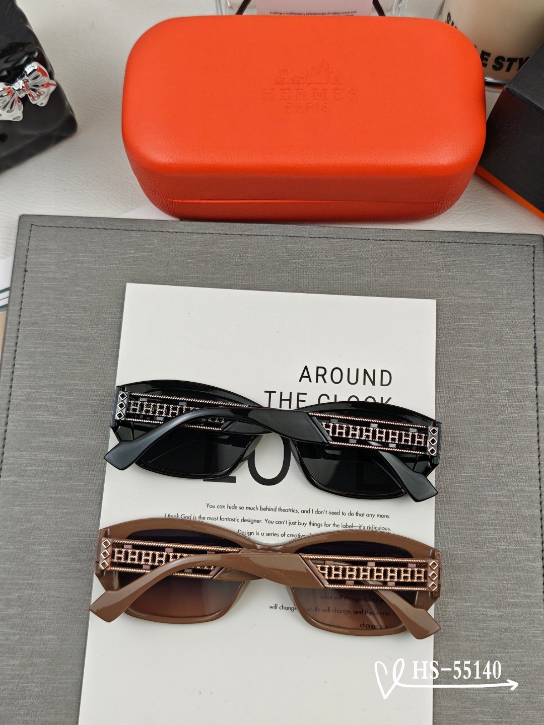    👓.【爱马仕-HERMES】
         🕶.【宝丽来树脂偏光镜片】
         ⭐️