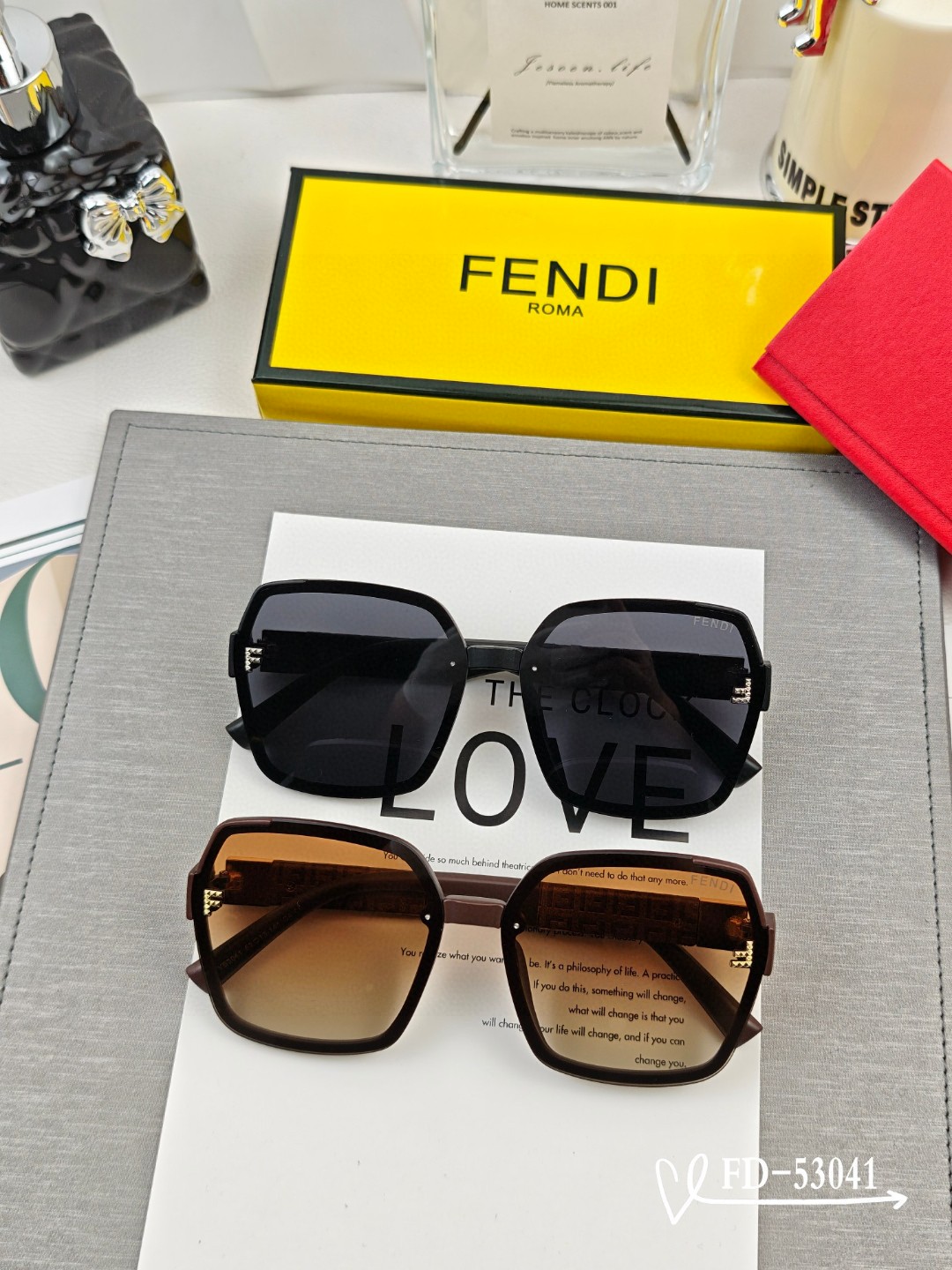 👓.【意大利芬迪-FENDI】 🕶.【宝丽来树脂偏光镜片】 ⭐️ .【TR90镜架轻便佩戴舒适】 🌟 .