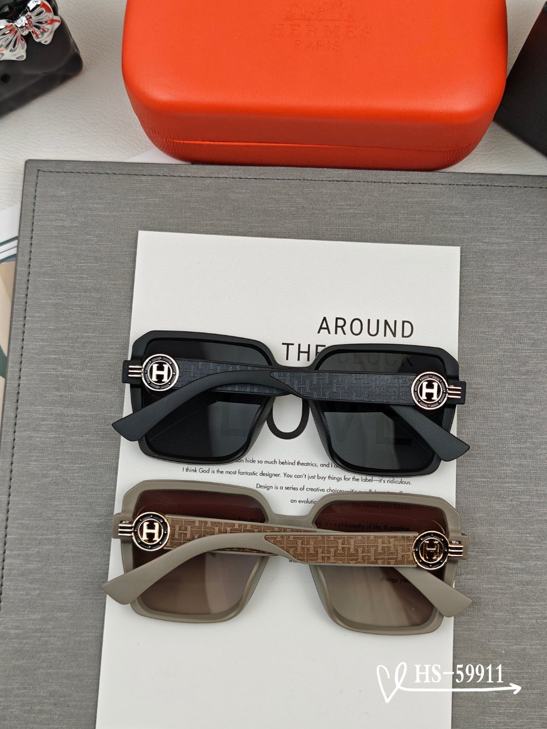 👓.【爱马仕-HERMES】 🕶.【宝丽来树脂偏光镜片】 ⭐️.【TR90镜架轻便佩戴舒适】 🌟.【si