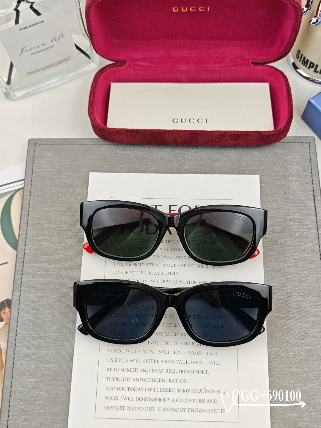   👓.【意大利古奇-GUCCI】
         🕶.【宝丽来树脂高清镜片】
         ⭐️