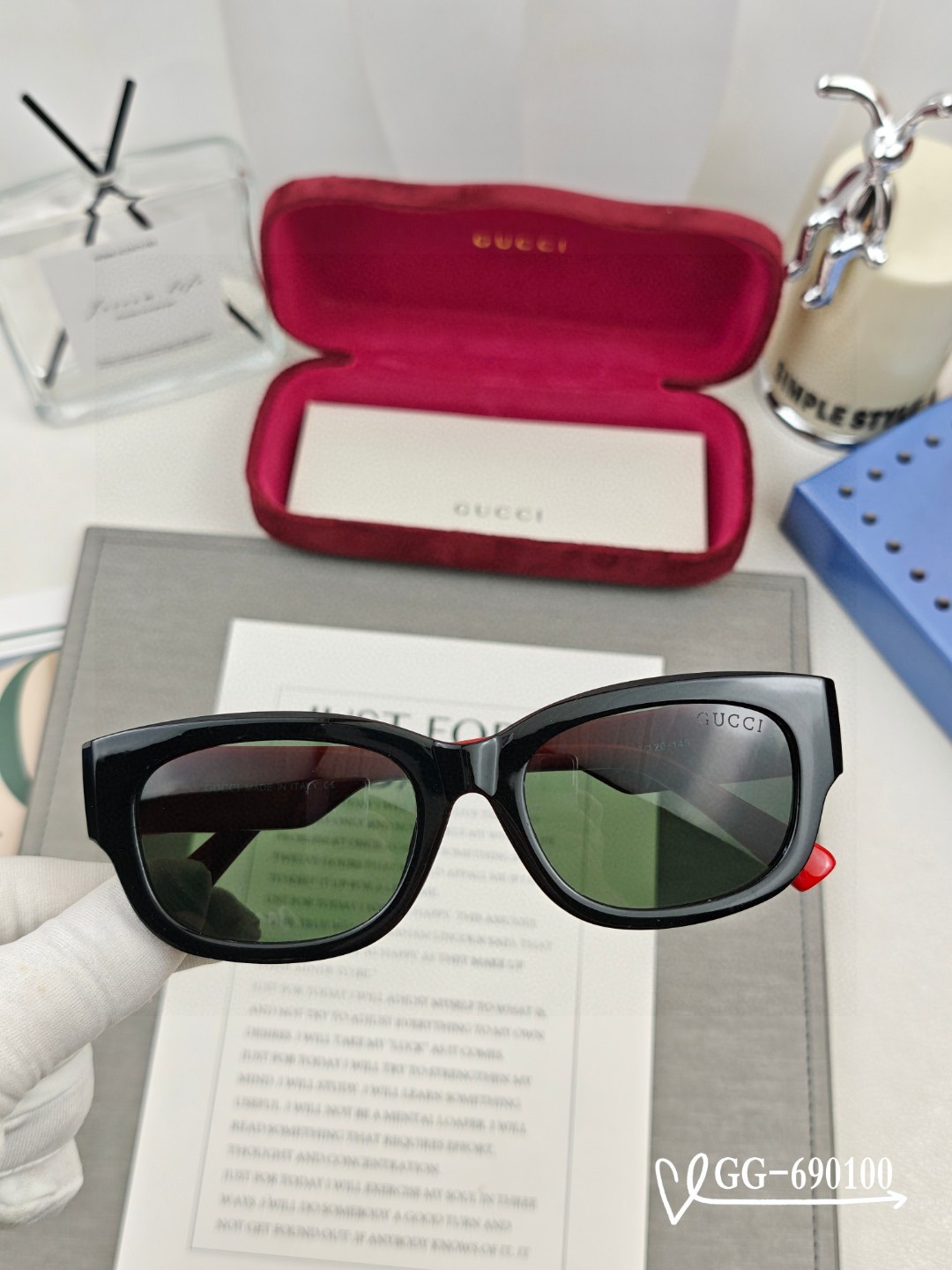   👓.【意大利古奇-GUCCI】
         🕶.【宝丽来树脂高清镜片】
         ⭐️