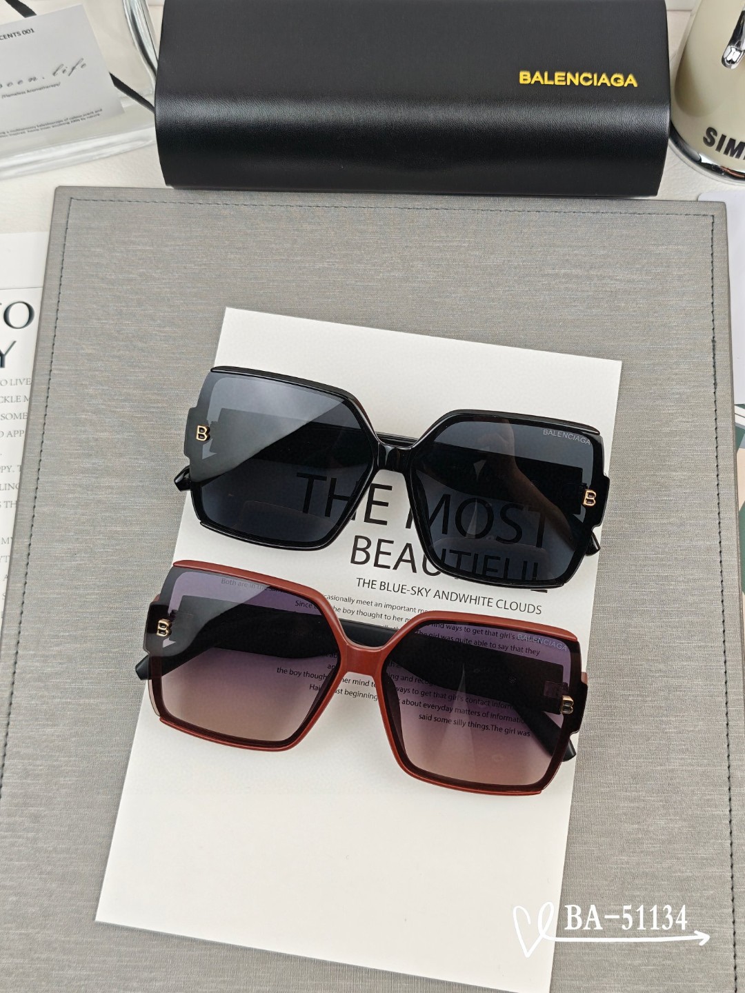 👓.【巴黎世家-Balenciaga】 🕶.【宝丽来树脂镜片】 ⭐️.【TR镜架轻便佩戴舒适】 🌟.【s
