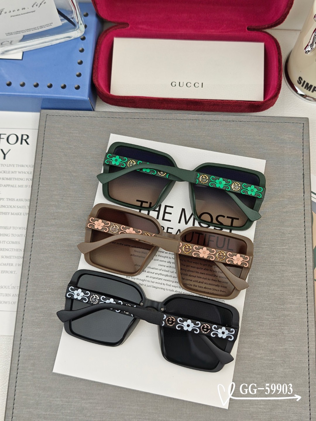   👓.【意大利古奇-GUCCI】
         🕶.【宝丽来树脂高清镜片】
         ⭐️