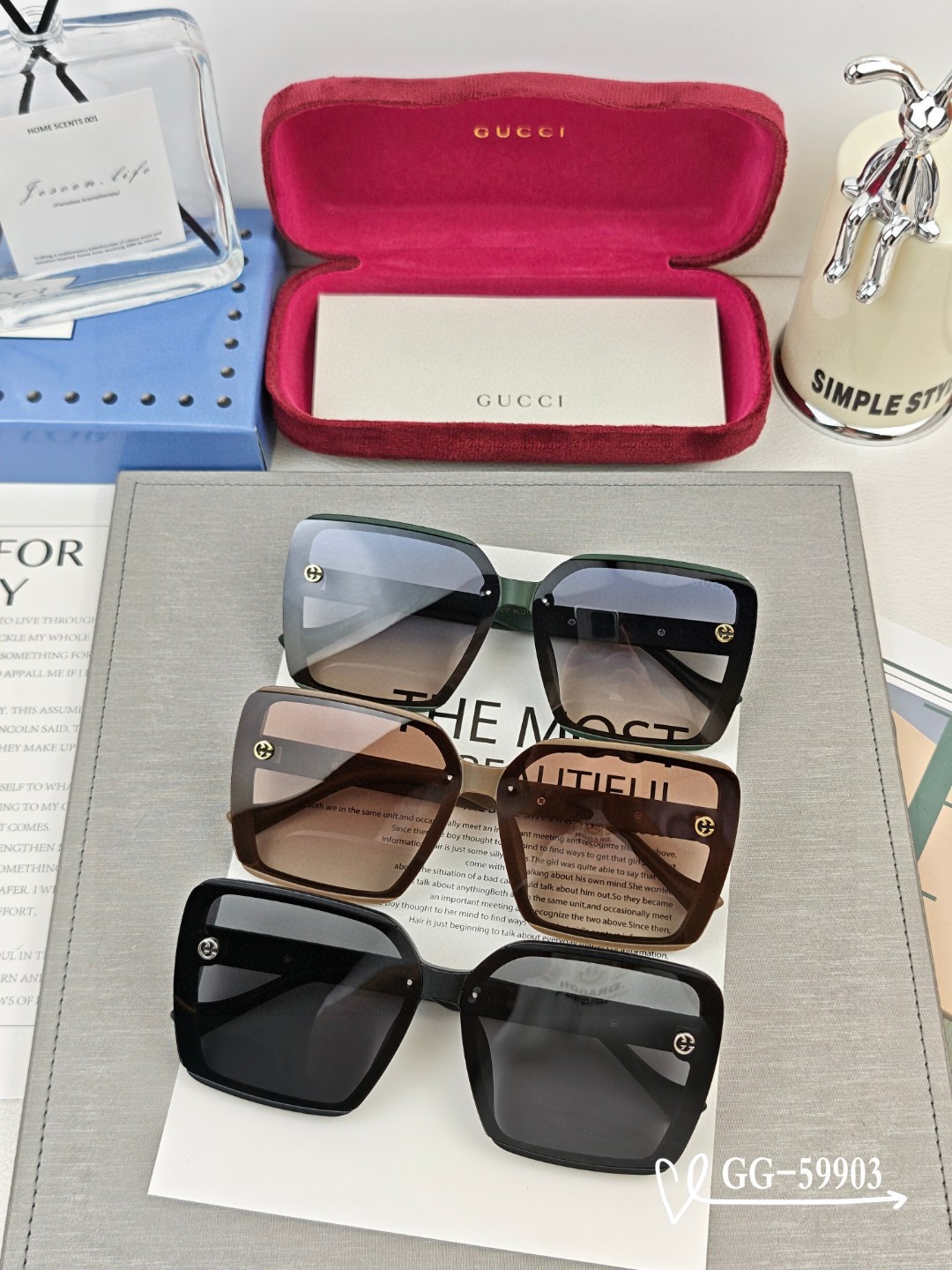   👓.【意大利古奇-GUCCI】
         🕶.【宝丽来树脂高清镜片】
         ⭐️