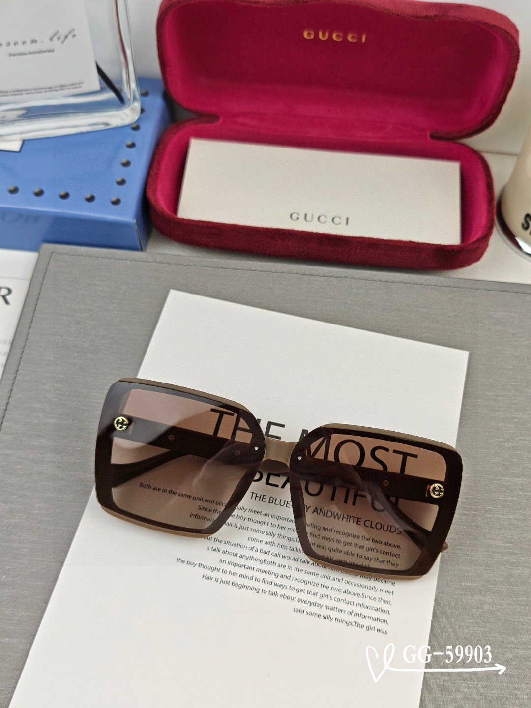   👓.【意大利古奇-GUCCI】
         🕶.【宝丽来树脂高清镜片】
         ⭐️