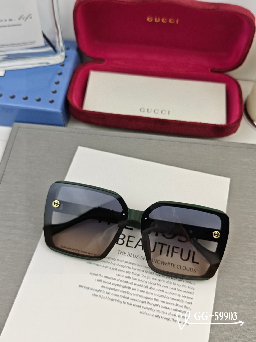   👓.【意大利古奇-GUCCI】
         🕶.【宝丽来树脂高清镜片】
         ⭐️