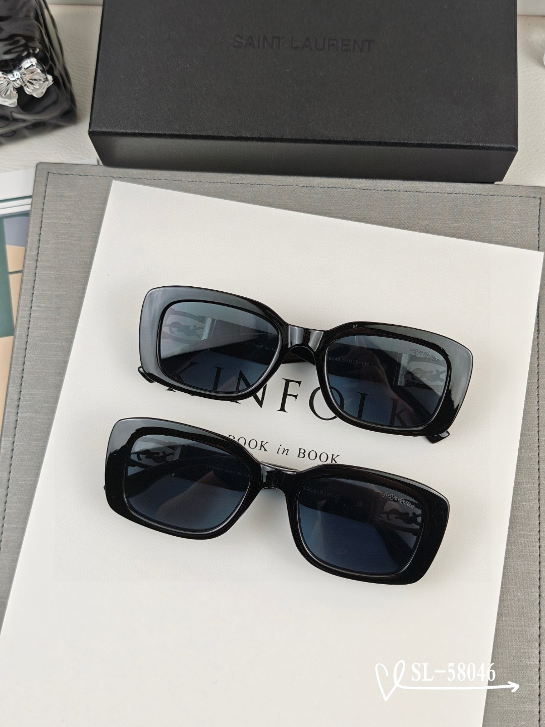 👓.【圣罗兰-ysl】 🕶.【宝丽来树脂高清镜片】 ⭐️ .【TR90镜架-轻便佩戴舒适】 🌟 .【si