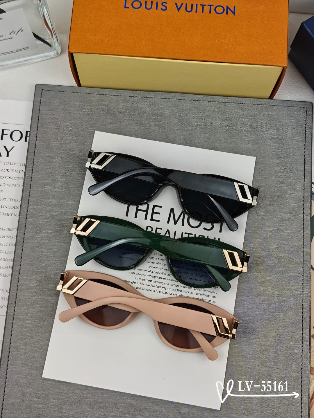 👓.【路易威登-LV】 🕶.【宝丽来树脂镜片】 ⭐️.【TR镜架轻便佩戴舒适】 🌟.【size：65-1