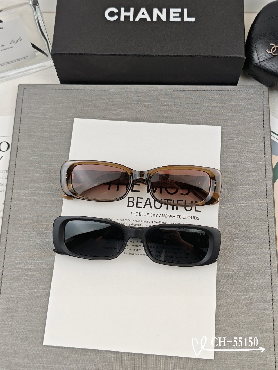 👓.【法国香奈儿-CHANEL】 🕶.【宝丽来树脂高清镜片】 ⭐️.【TR镜架-轻便佩戴舒适】 🌟.【s