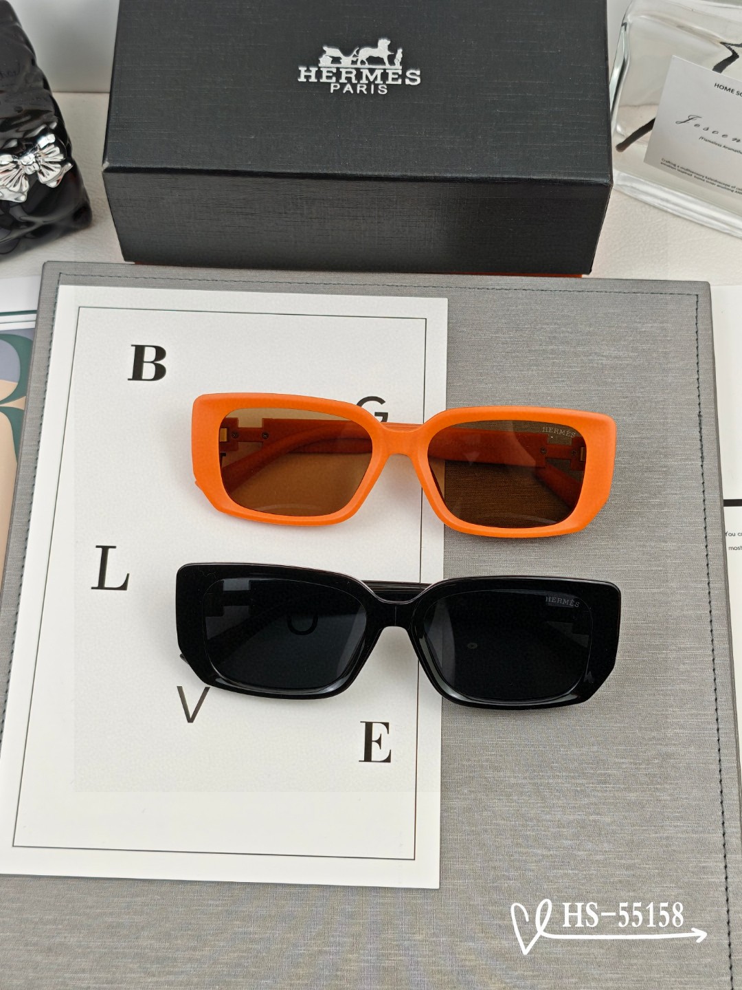    👓.【爱马仕-HERMES】
         🕶.【宝丽来树脂偏光镜片】
         ⭐️