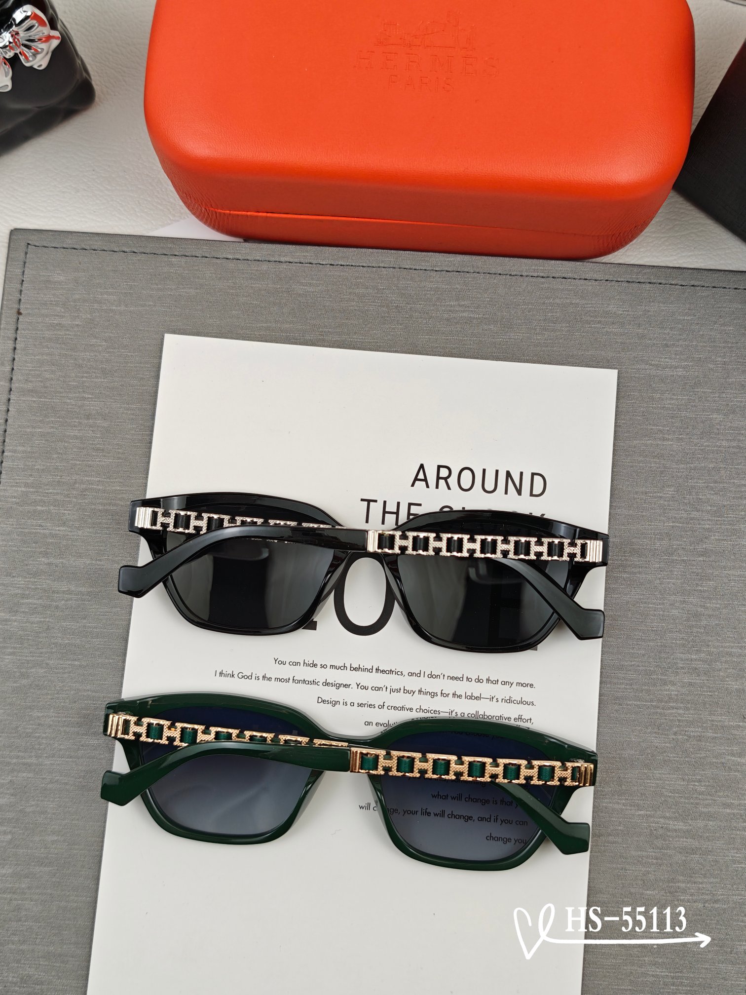 👓.【爱马仕-HERMES】 🕶.【宝丽来树脂偏光镜片】 ⭐️.【TR90镜架轻便佩戴舒适】 🌟.【si