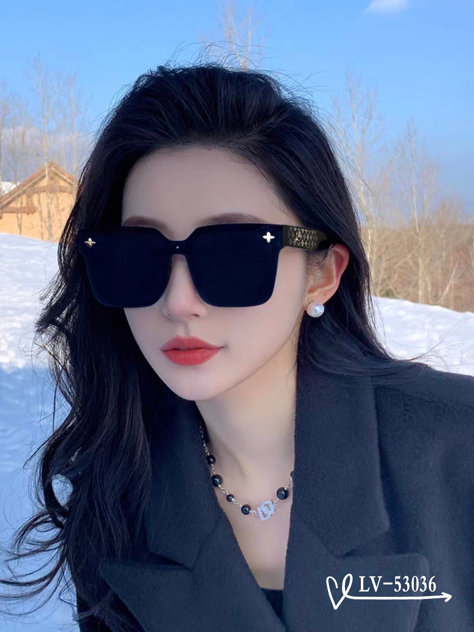 👓.【路易威登-LV】 🕶.【宝丽来树脂镜片】 ⭐️.【TR镜架轻便佩戴舒适】 🌟.【size：65-1