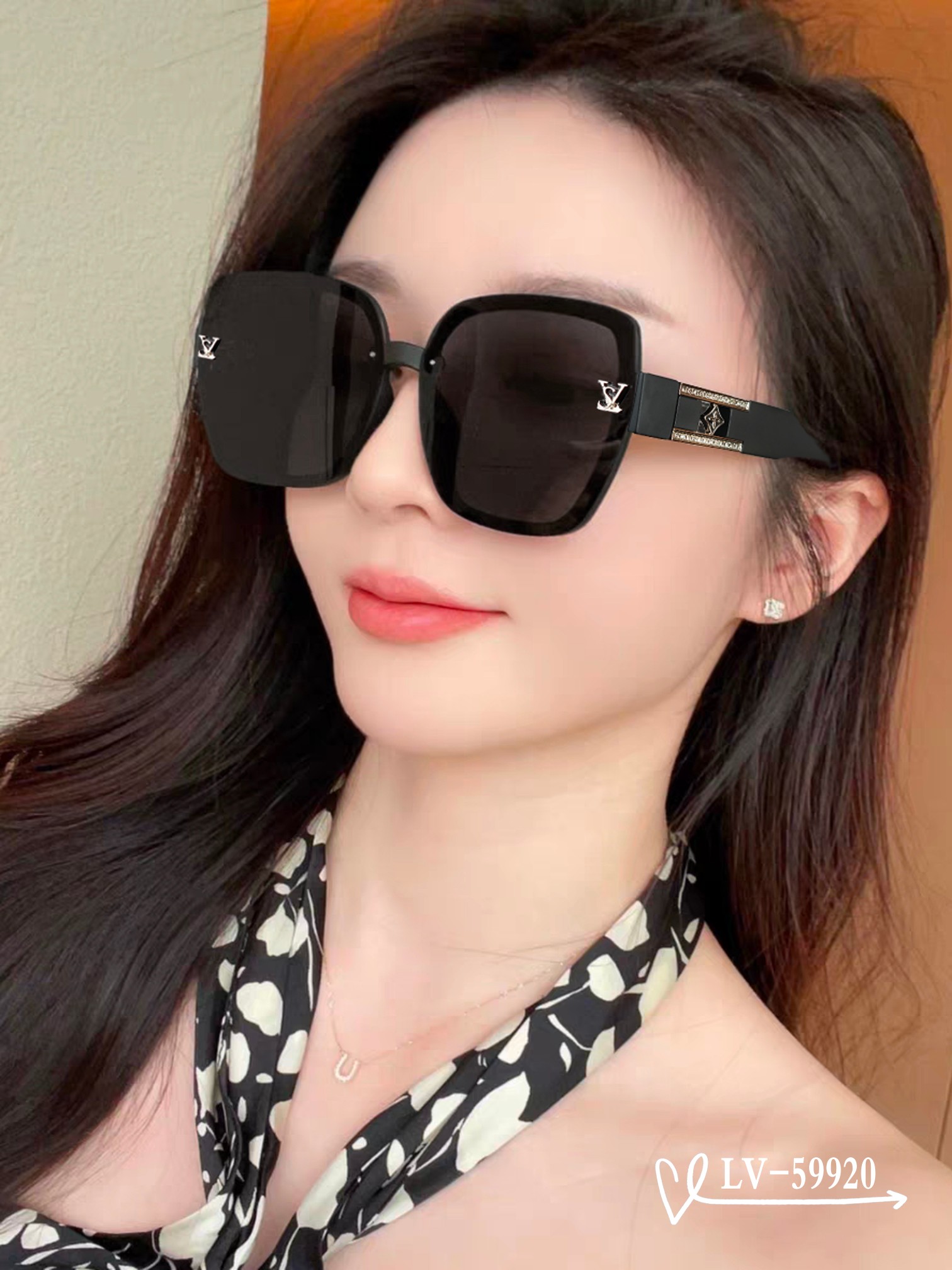👓.【路易威登-LV】 🕶.【宝丽来树脂镜片】 ⭐️.【TR镜架轻便佩戴舒适】 🌟.【size：65-1