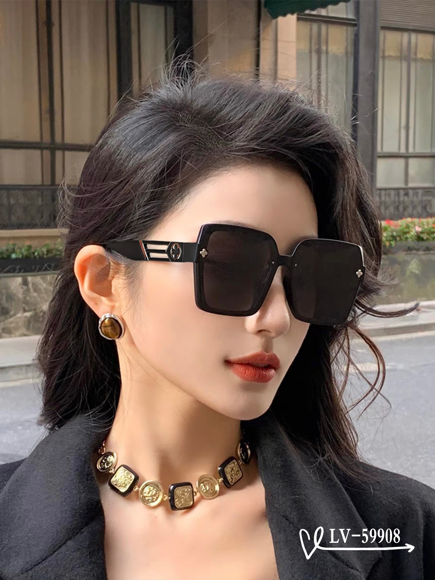 👓.【路易威登-LV】 🕶.【宝丽来树脂镜片】 ⭐️.【TR镜架轻便佩戴舒适】 🌟.【size：65-1
