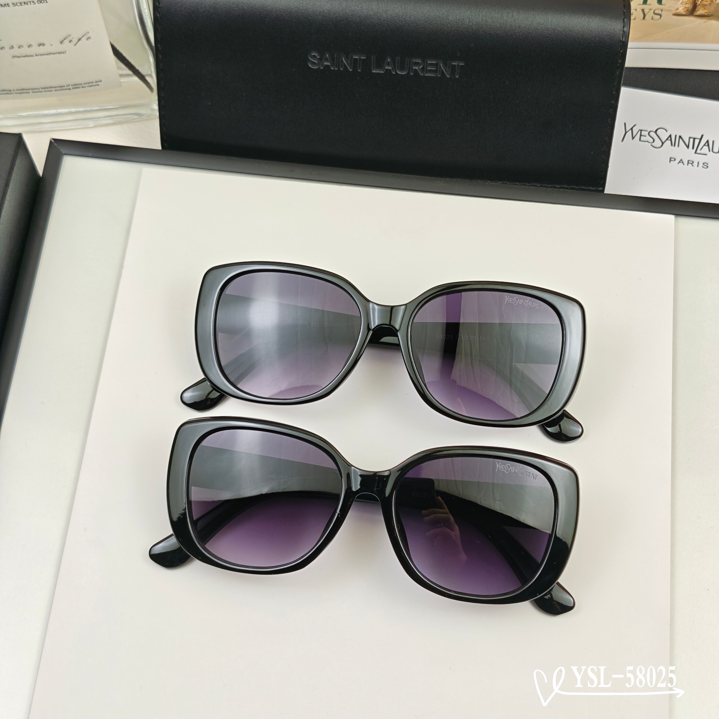 👓.【圣罗兰-ysl】 🕶.【宝丽来树脂高清镜片】 ⭐️ .【TR90镜架-轻便佩戴舒适】 🌟 .【si