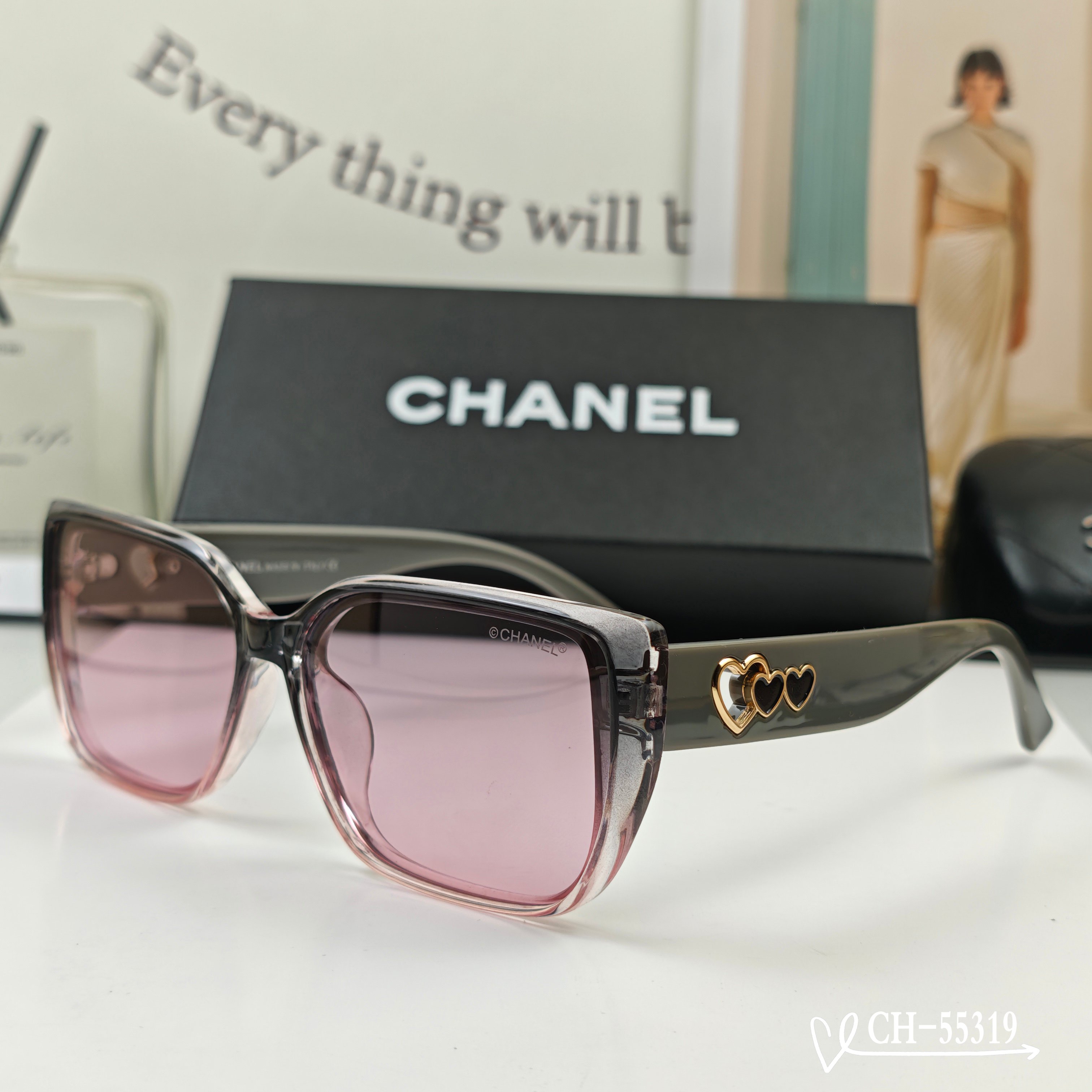 👓.【法国香奈儿-CHANEL】 🕶.【宝丽来树脂高清镜片】 ⭐️.【TR镜架-轻便佩戴舒适】 🌟.【s