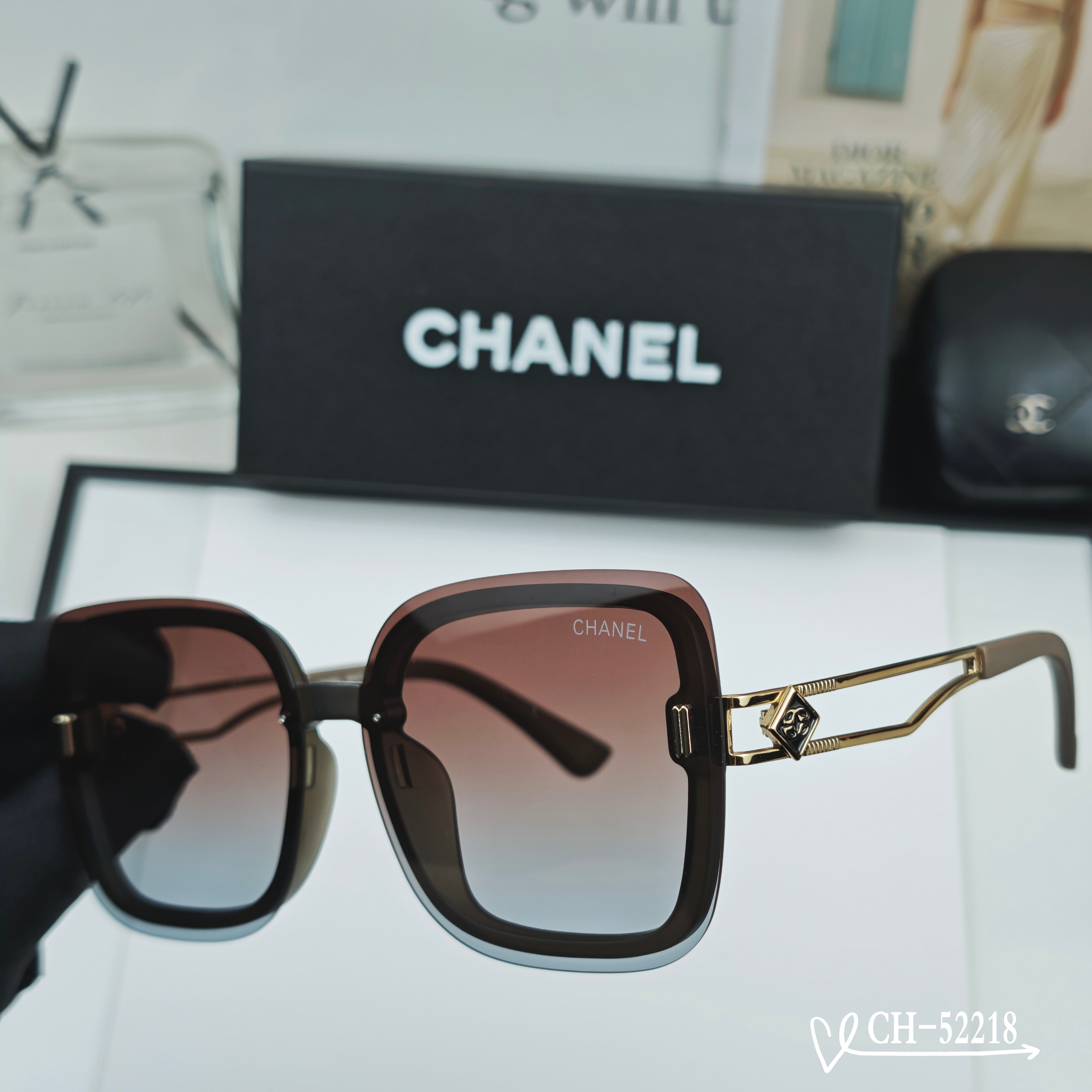 👓.【法国香奈儿-CHANEL】 🕶.【宝丽来树脂高清镜片】 ⭐️.【TR镜架-轻便佩戴舒适】 🌟.【s