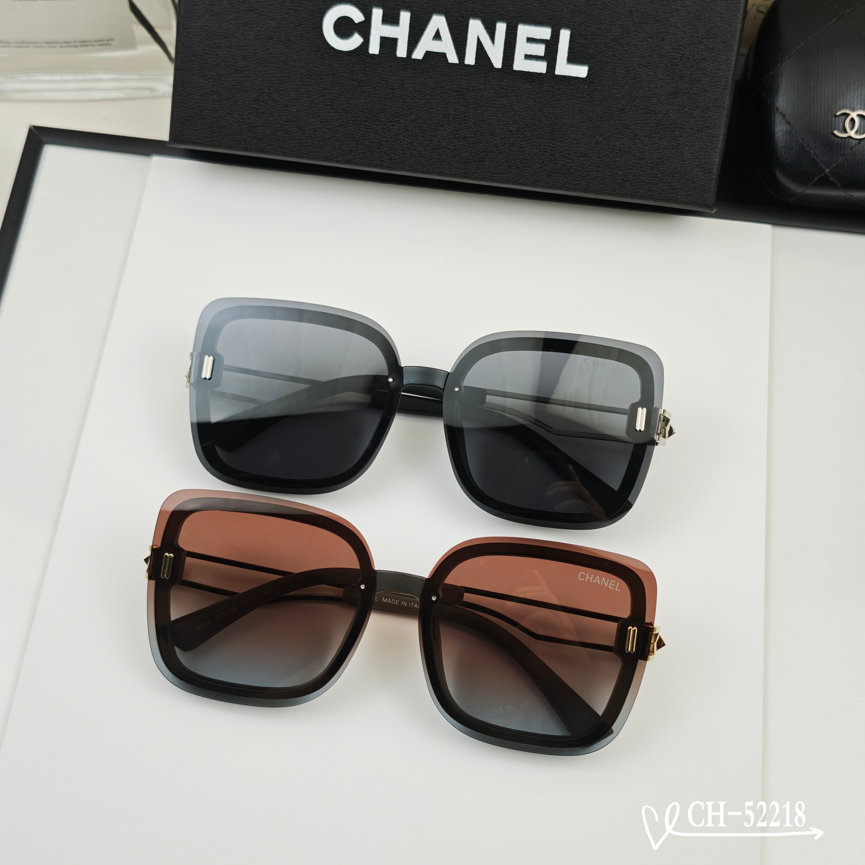 👓.【法国香奈儿-CHANEL】 🕶.【宝丽来树脂高清镜片】 ⭐️.【TR镜架-轻便佩戴舒适】 🌟.【s
