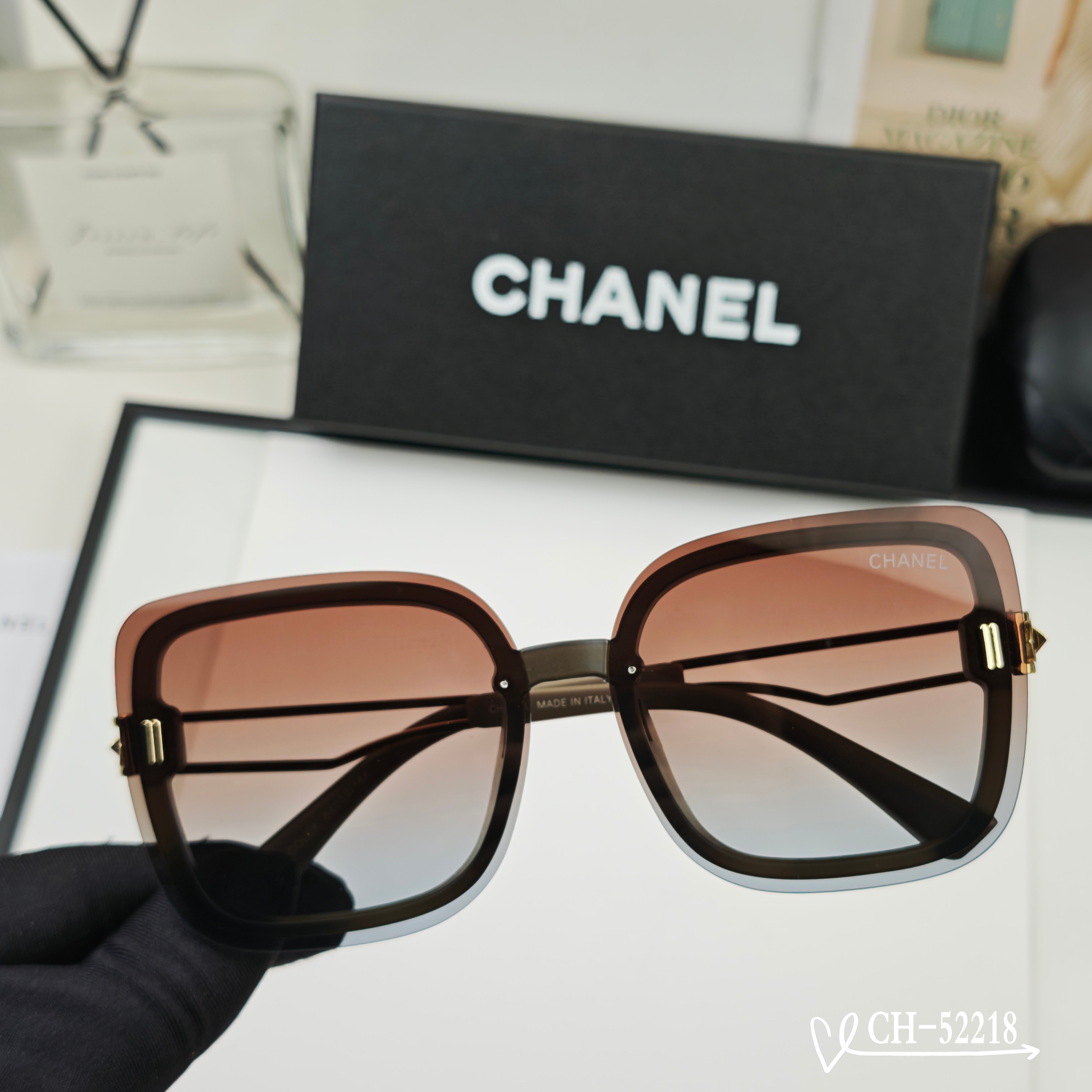 👓.【法国香奈儿-CHANEL】 🕶.【宝丽来树脂高清镜片】 ⭐️.【TR镜架-轻便佩戴舒适】 🌟.【s