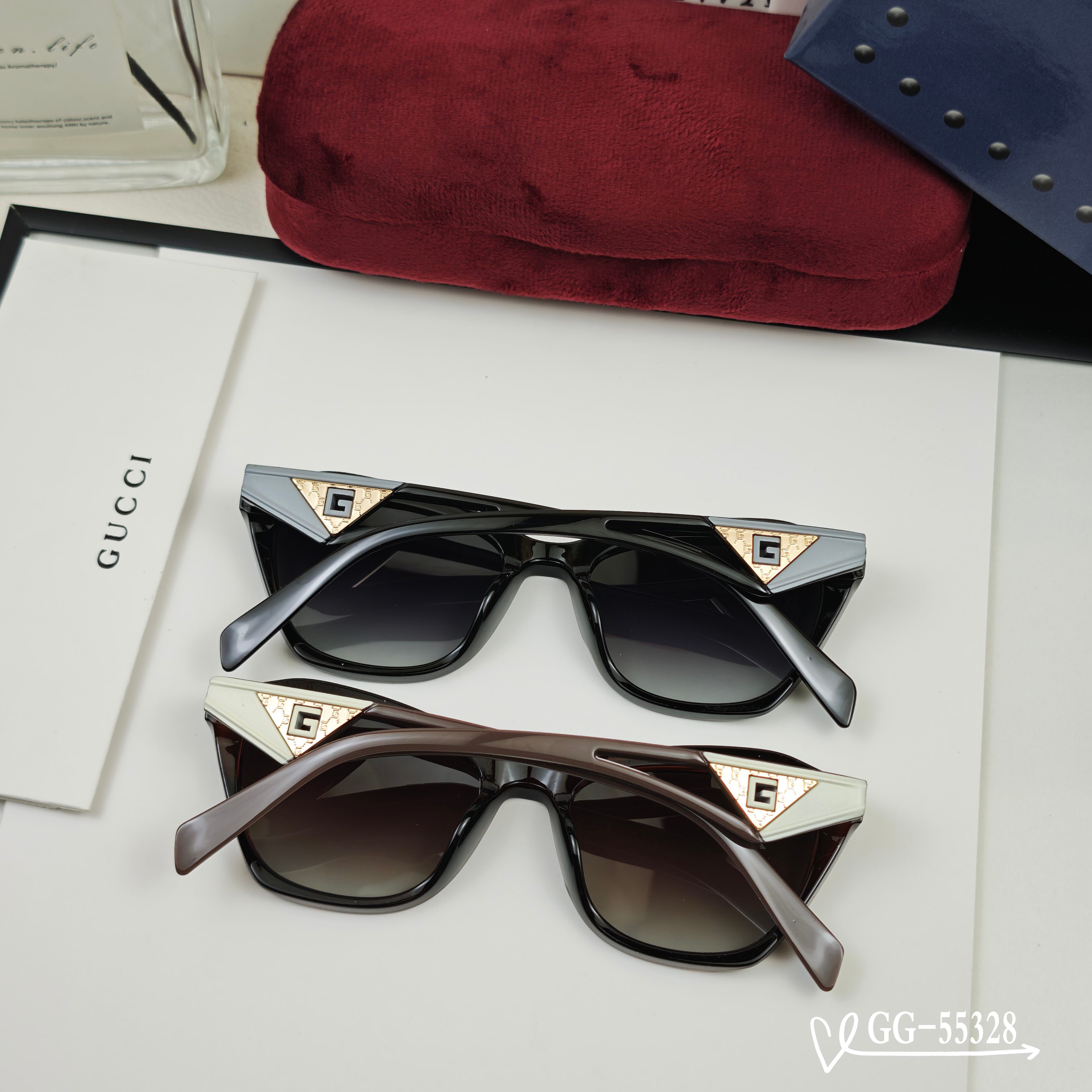 👓.【意大利古奇-GUCCI】 🕶.【宝丽来树脂高清镜片】 ⭐️.【TR镜架-轻便佩戴舒适】 🌟.【si