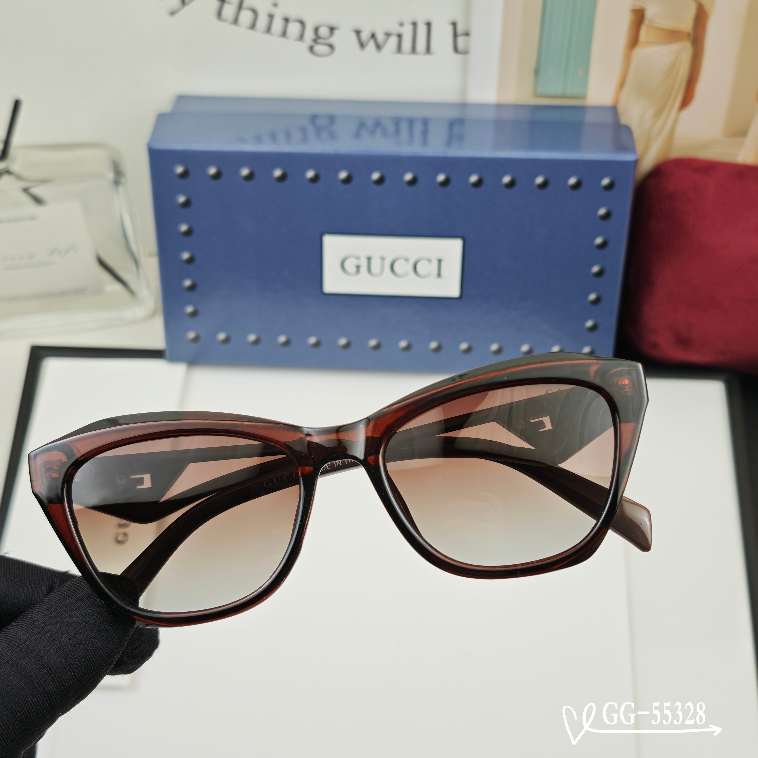 👓.【意大利古奇-GUCCI】 🕶.【宝丽来树脂高清镜片】 ⭐️.【TR镜架-轻便佩戴舒适】 🌟.【si