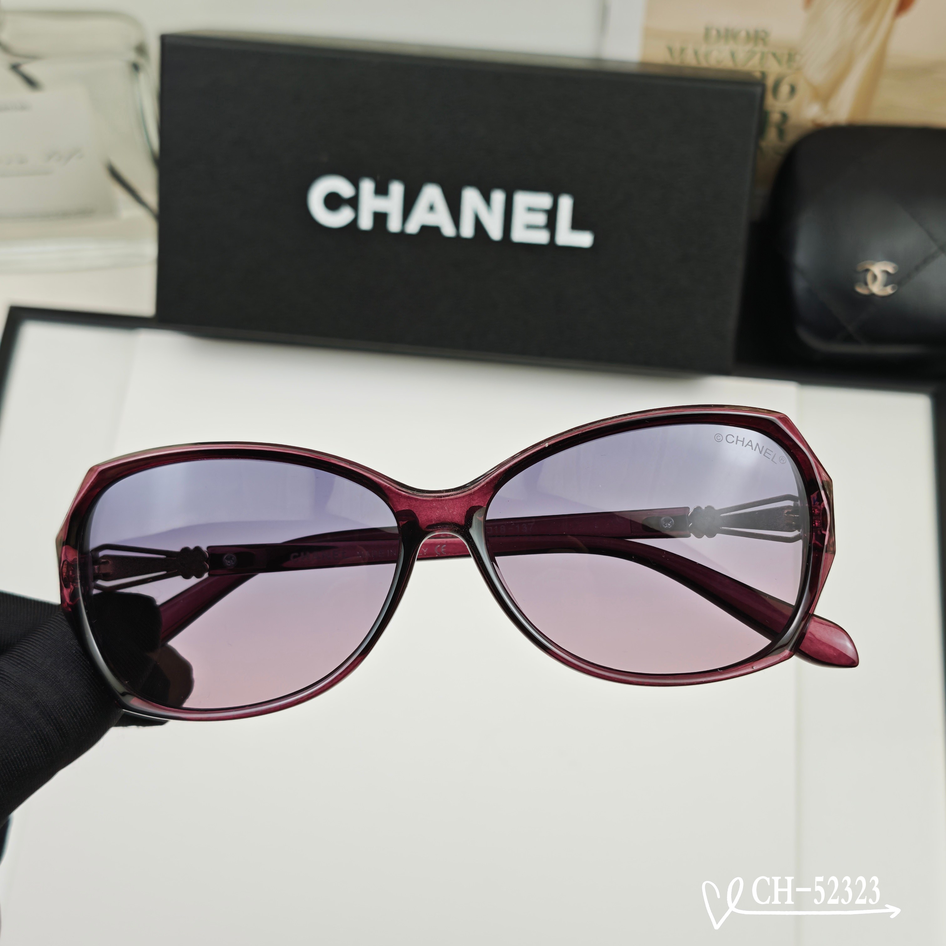 👓.【法国香奈儿-CHANEL】 🕶.【宝丽来树脂高清镜片】 ⭐️.【TR镜架-轻便佩戴舒适】 🌟.【s
