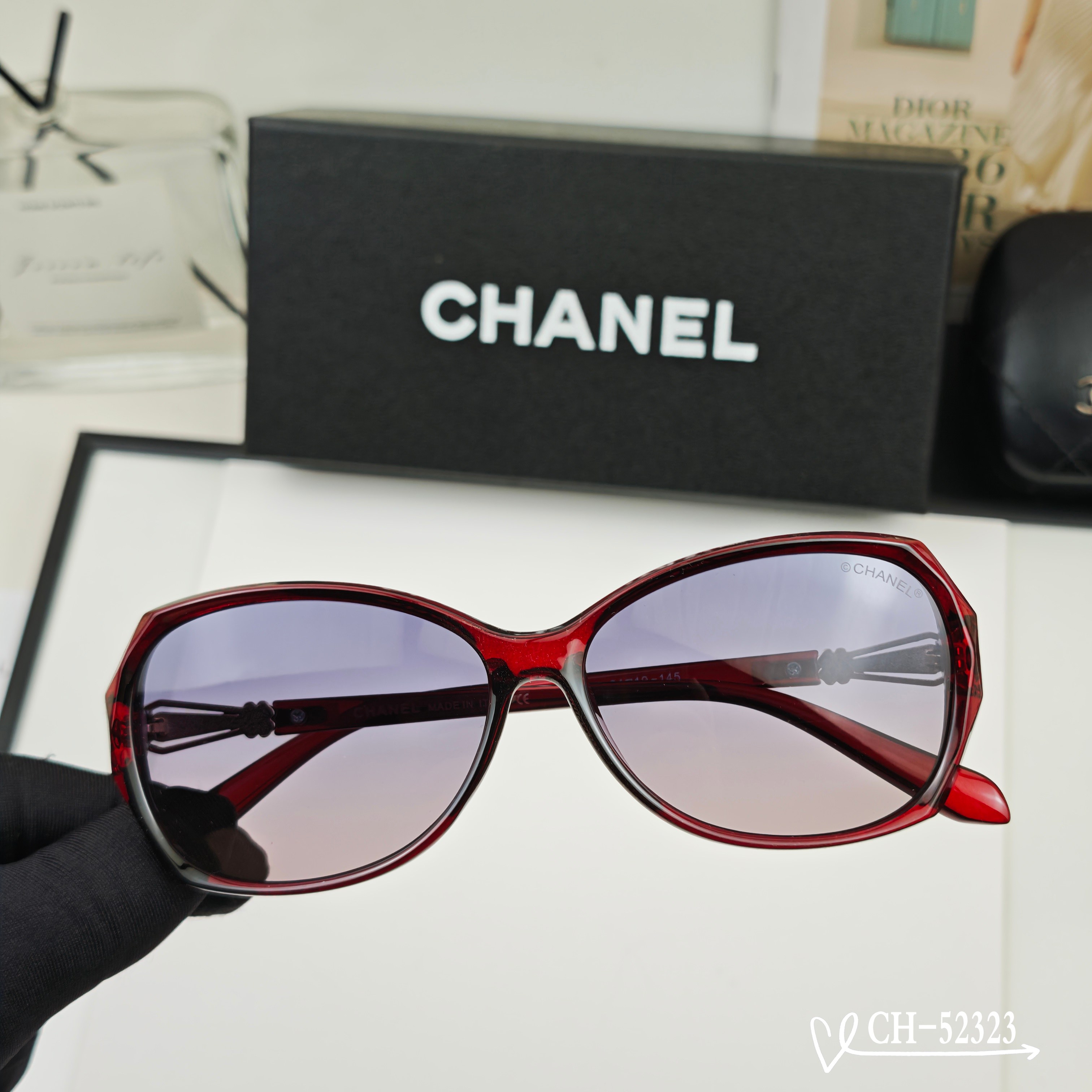 👓.【法国香奈儿-CHANEL】 🕶.【宝丽来树脂高清镜片】 ⭐️.【TR镜架-轻便佩戴舒适】 🌟.【s