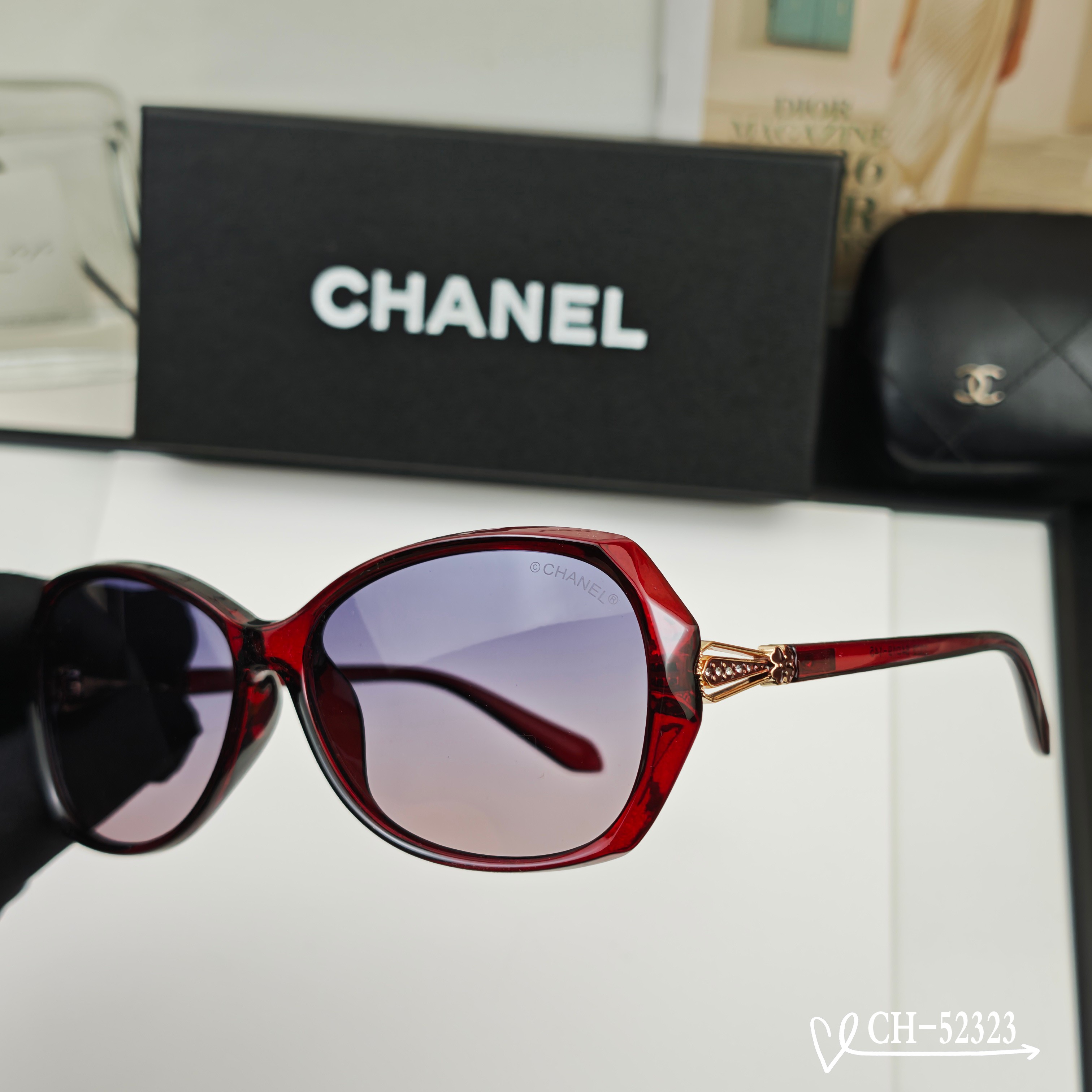 👓.【法国香奈儿-CHANEL】 🕶.【宝丽来树脂高清镜片】 ⭐️.【TR镜架-轻便佩戴舒适】 🌟.【s