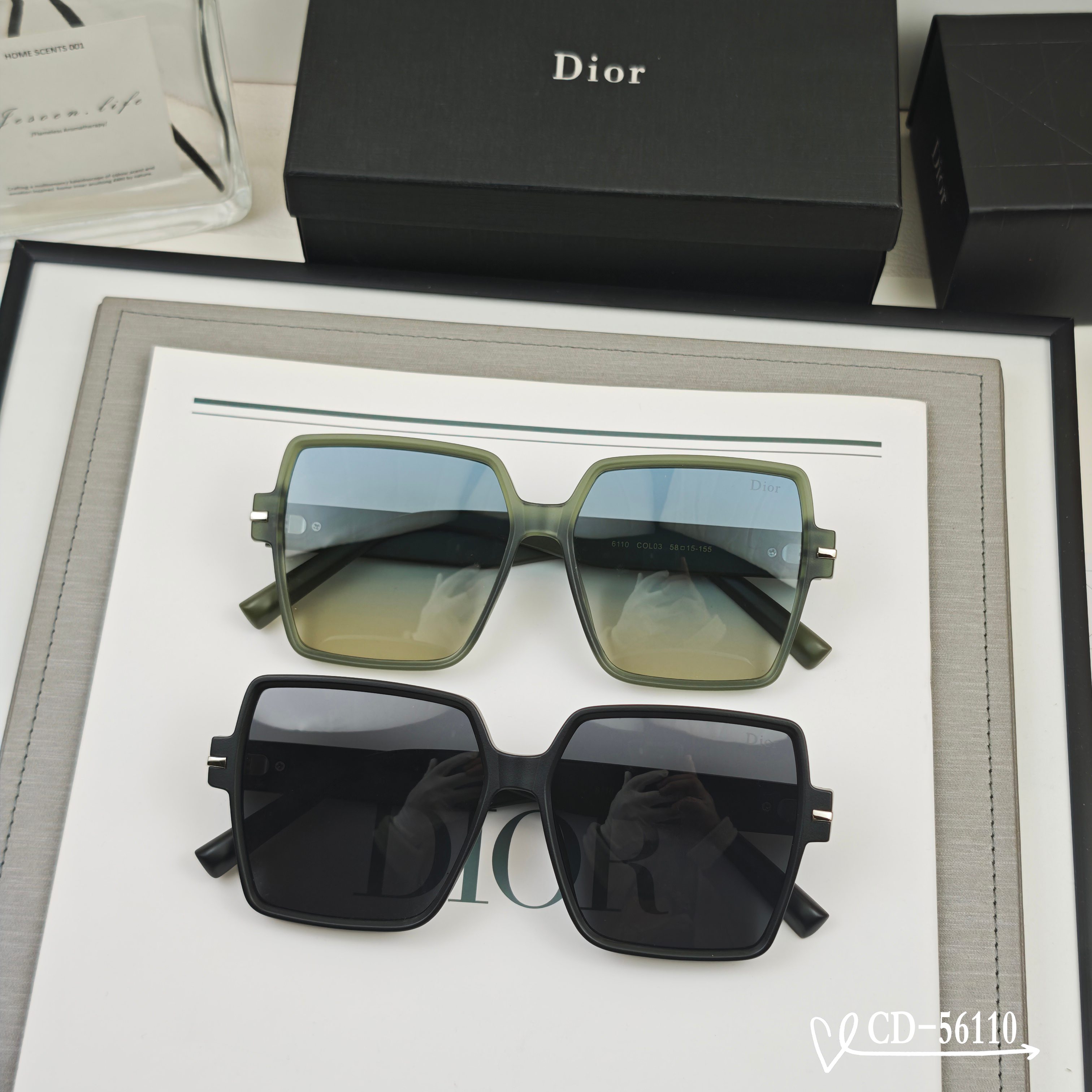 👓.【法国迪奥-DIOR】 🕶️.【宝丽来树脂偏光镜片】 ⭐️.【TR90镜架轻便佩戴舒适】 🌟.【si
