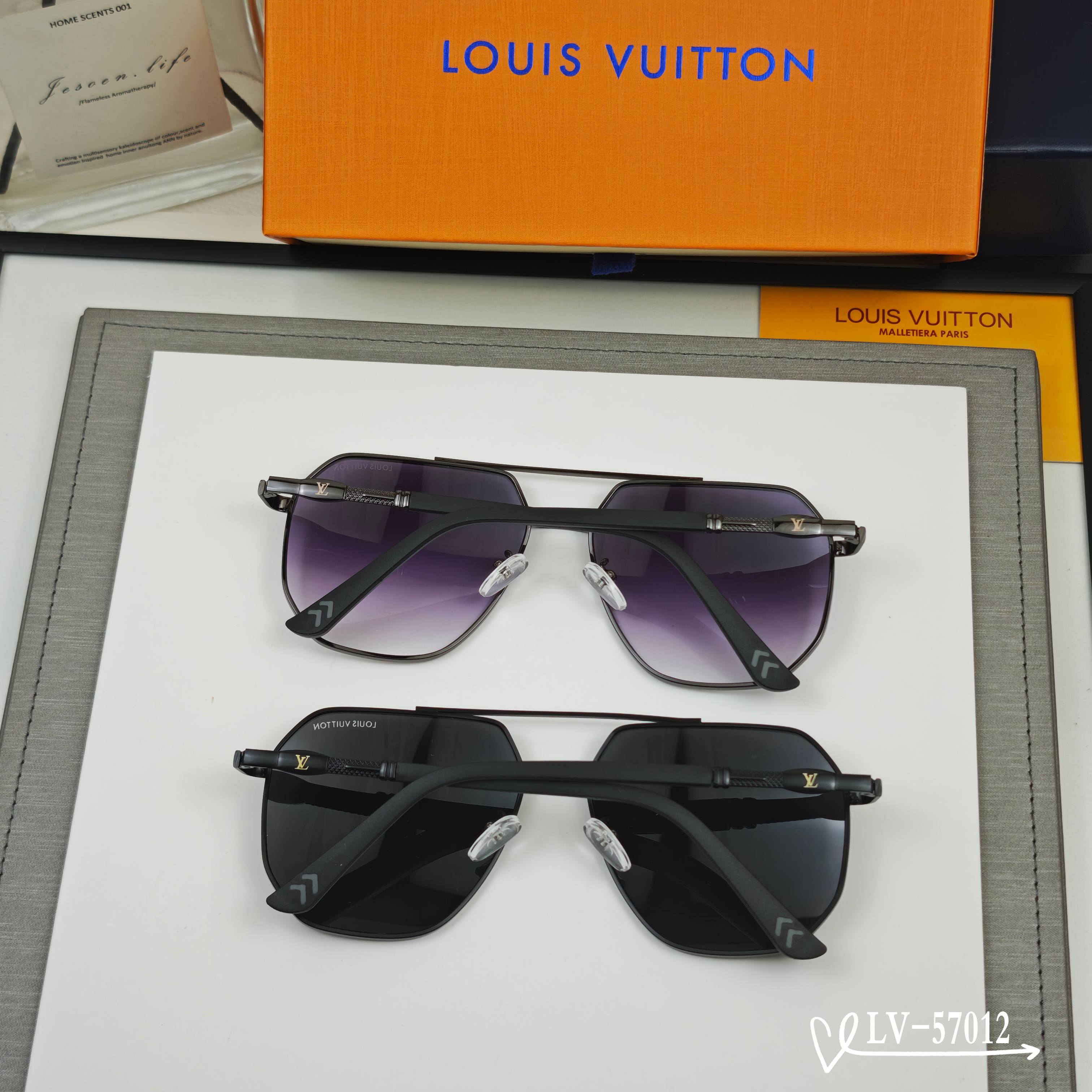 👓.【LV-路易威登】 🕶️.【宝丽来树脂偏光镜片】 ⭐️.【金属镜架轻便佩戴舒适】 🌟.【size 5
