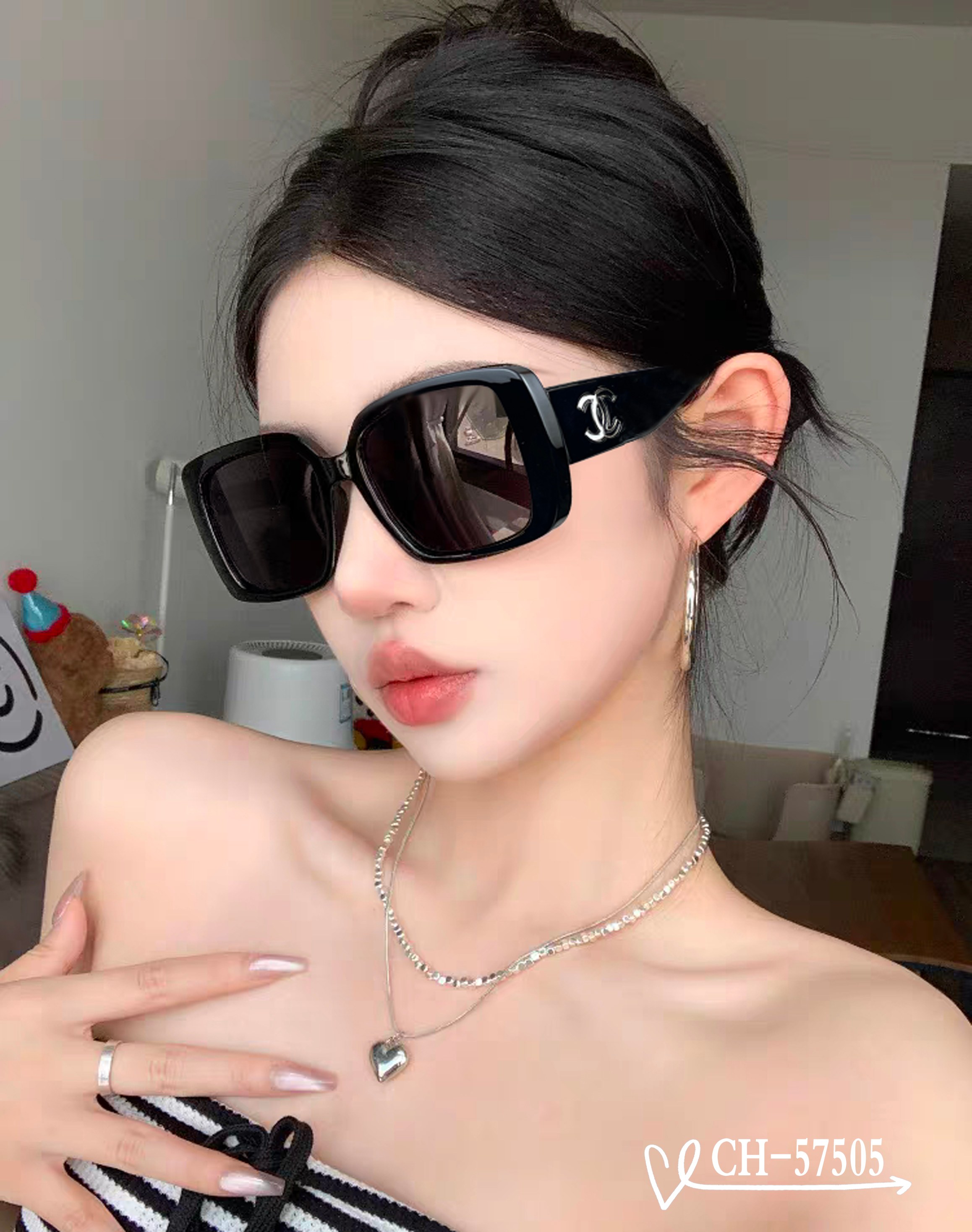 👓.【法国香奈儿-CHANEL】 🕶.【宝丽来树脂高清镜片】 ⭐️.【TR镜架-轻便佩戴舒适】 🌟.【s