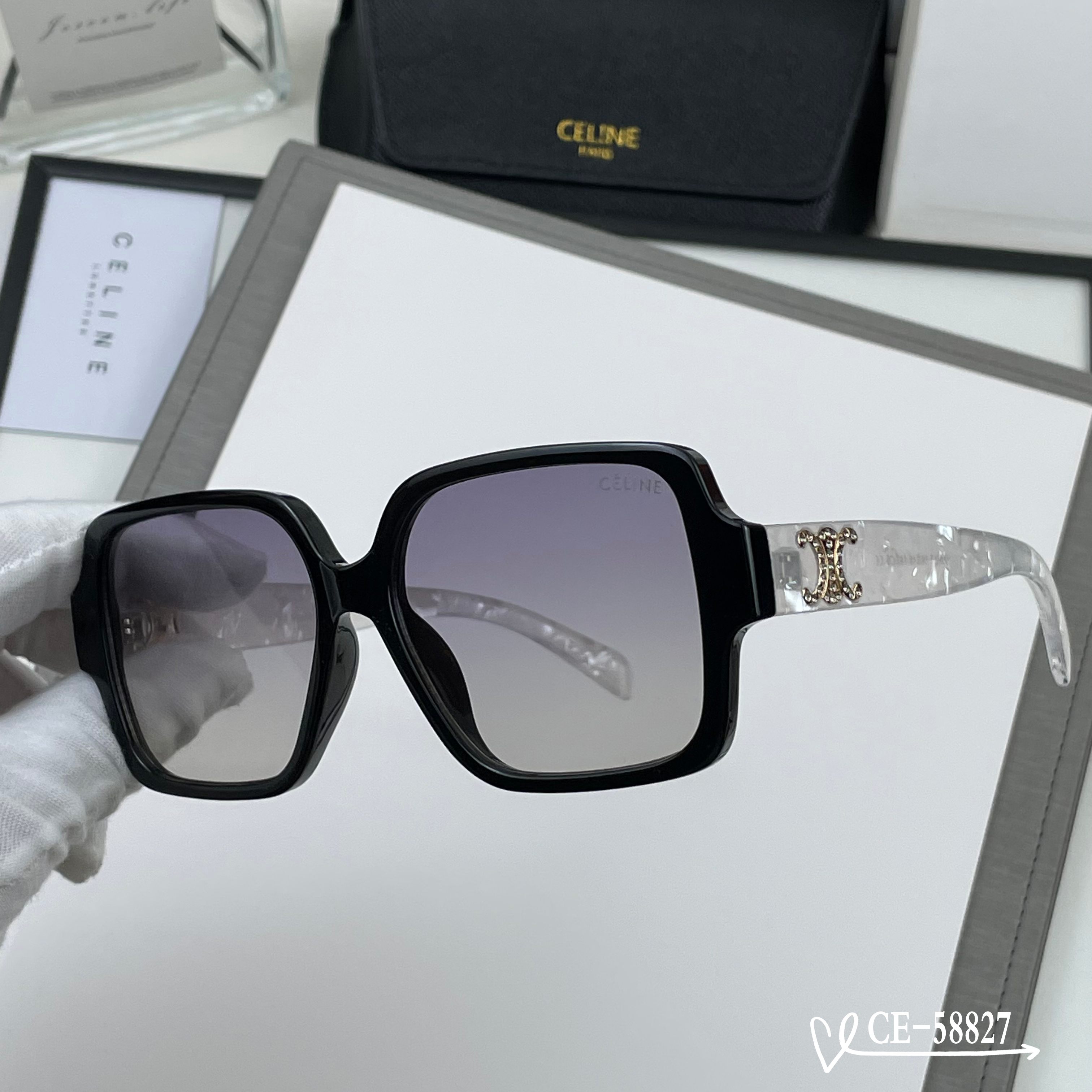 👓.【法国塞林-CELINE】 🕶️.【宝丽来树脂偏光镜片】 ⭐️.【TR90镜架轻便佩戴舒适】 🌟.【