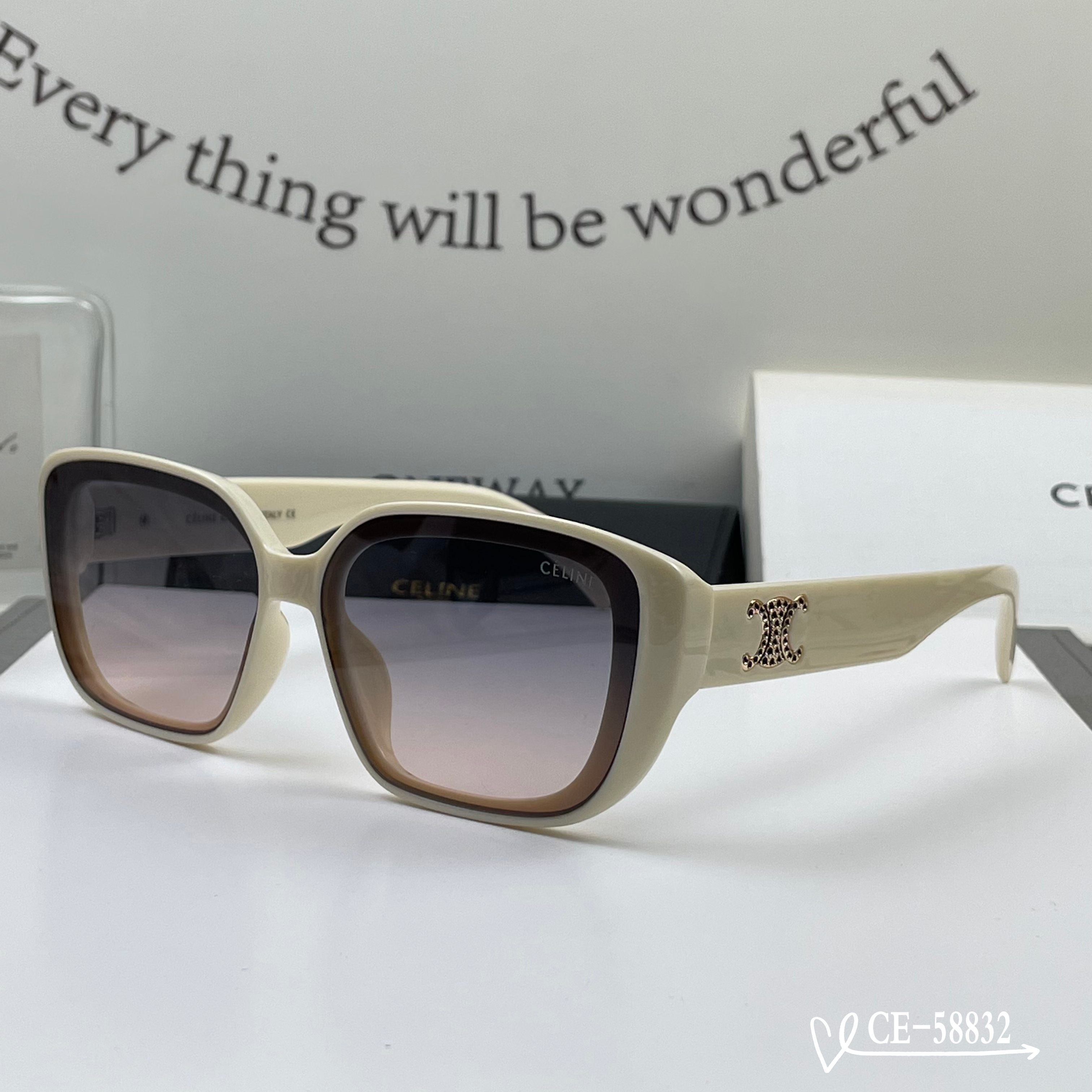 👓.【法国塞林-CELINE】 🕶️.【宝丽来树脂偏光镜片】 ⭐️.【TR90镜架轻便佩戴舒适】 🌟.【