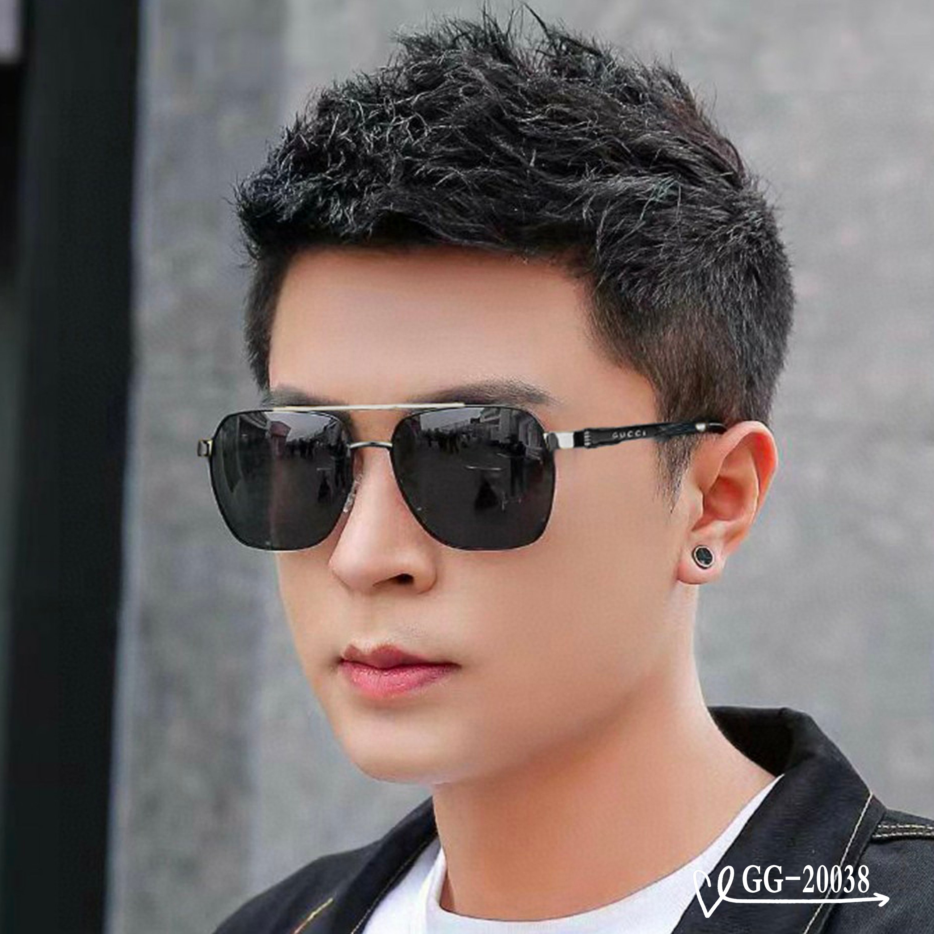 👓.【意大利古琦-GUCCI】 🕶.【宝丽来树脂偏光镜片】 ⭐️ .【精钢镜架-轻便佩戴舒适】 🌟 .【