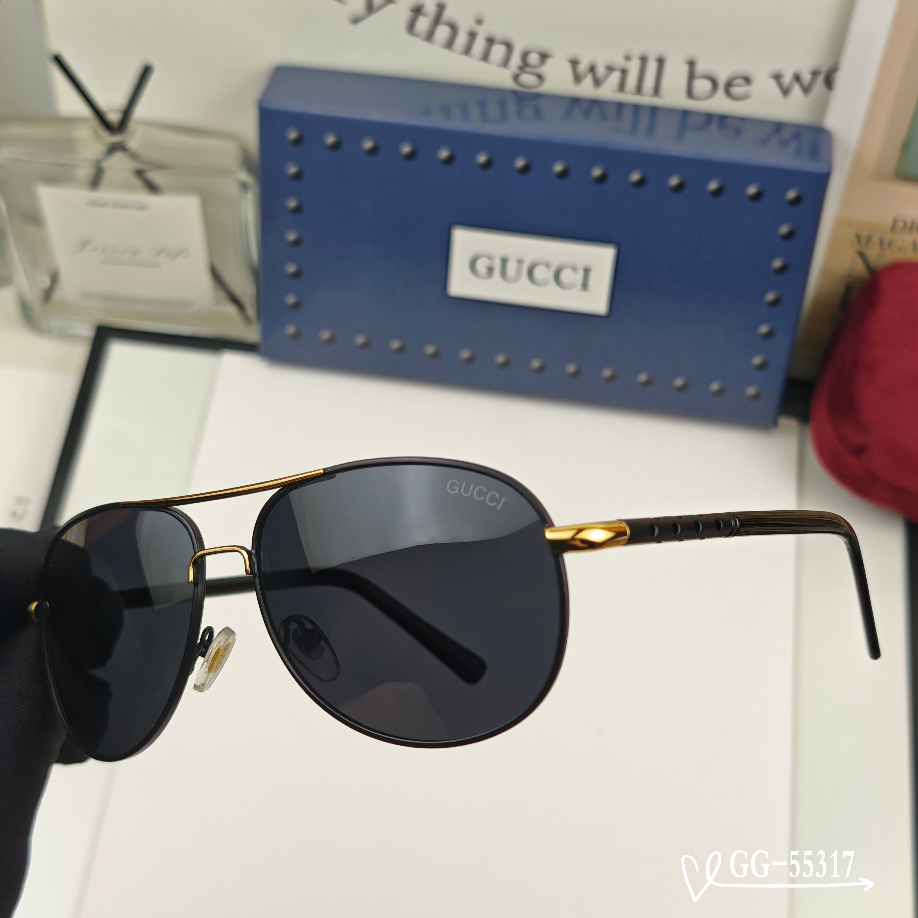 👓.【意大利古琦-GUCCI】 🕶.【宝丽来树脂偏光镜片】 ⭐️ .【精钢镜架-轻便佩戴舒适】 🌟 .【