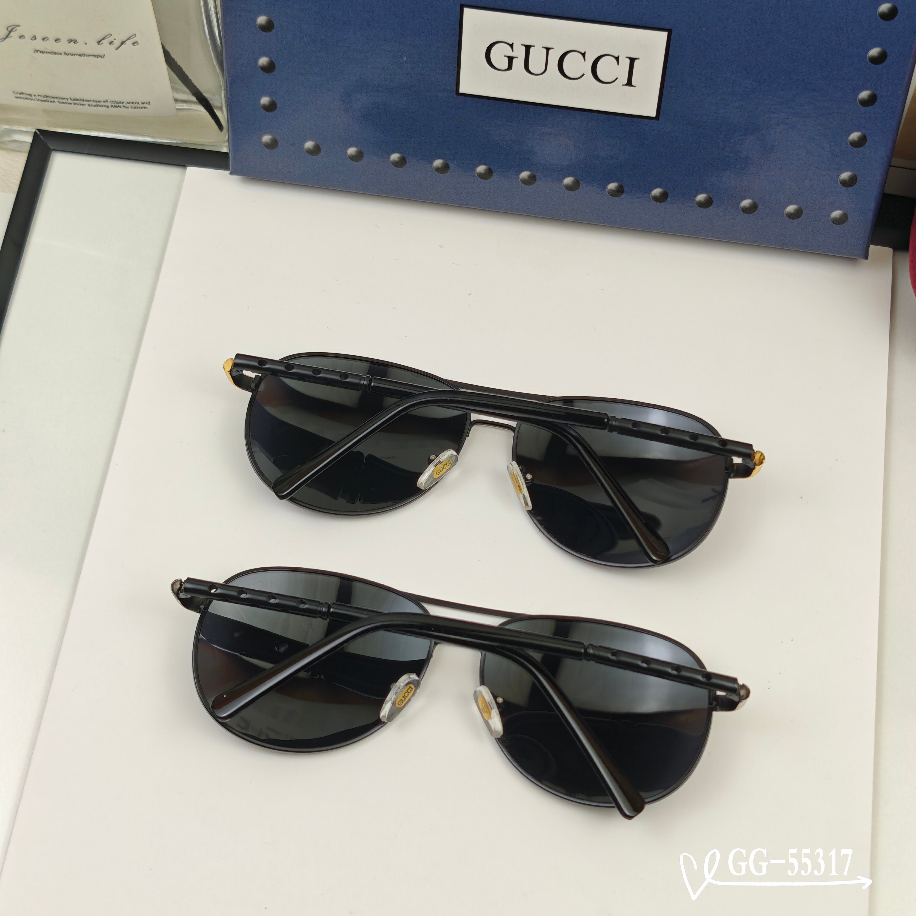 👓.【意大利古琦-GUCCI】 🕶.【宝丽来树脂偏光镜片】 ⭐️ .【精钢镜架-轻便佩戴舒适】 🌟 .【