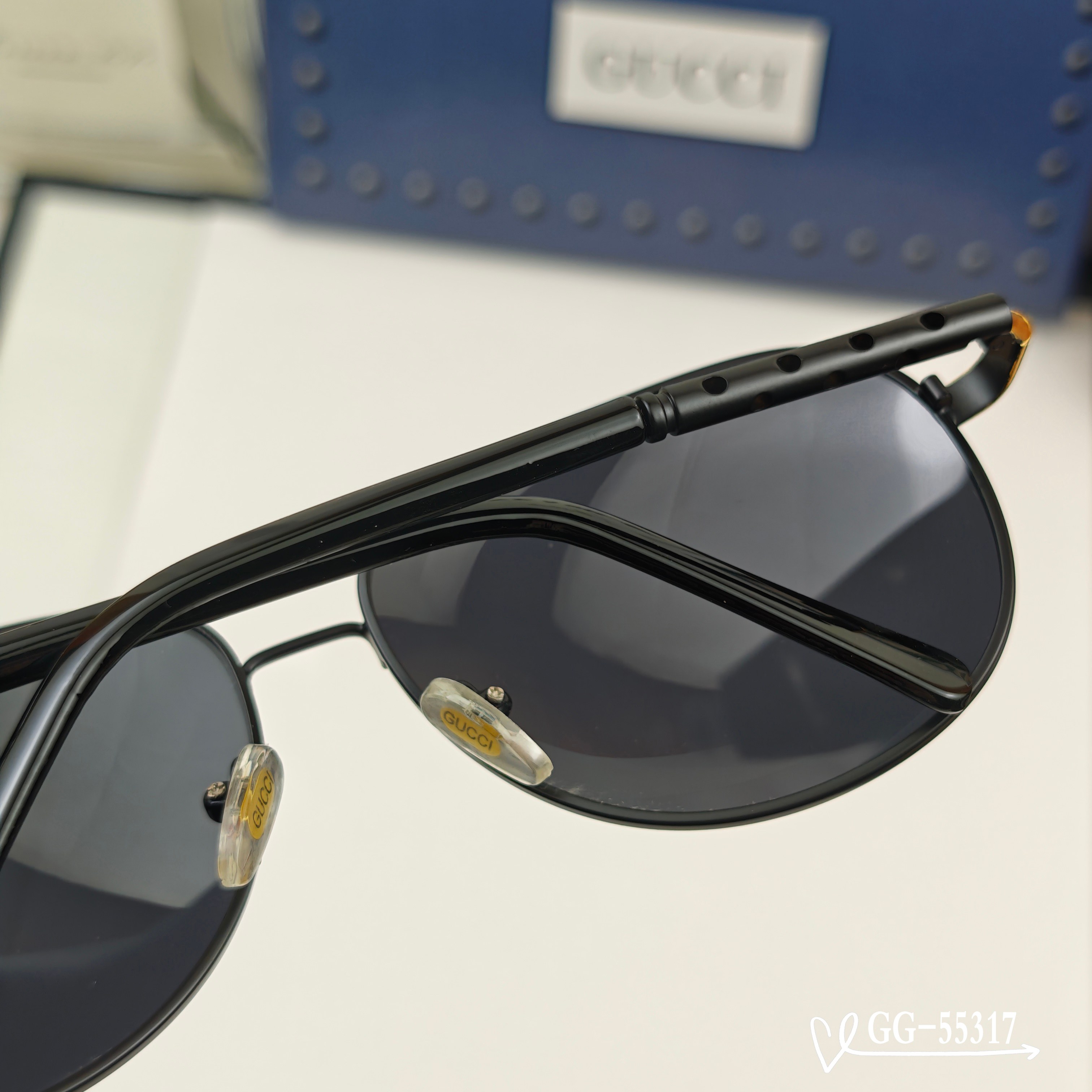 👓.【意大利古琦-GUCCI】 🕶.【宝丽来树脂偏光镜片】 ⭐️ .【精钢镜架-轻便佩戴舒适】 🌟 .【