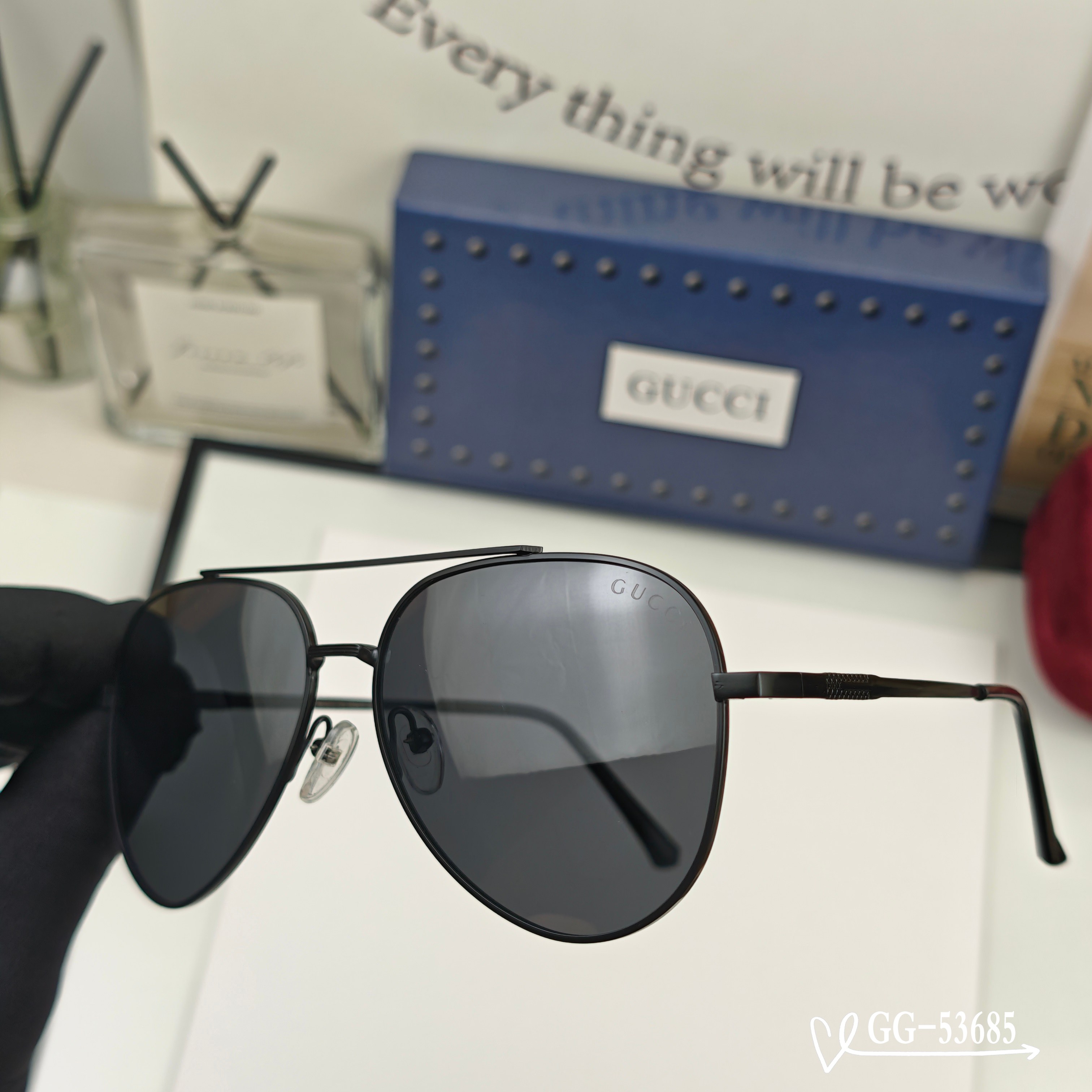 👓.【意大利古琦-GUCCI】 🕶.【宝丽来树脂偏光镜片】 ⭐️ .【精钢镜架-轻便佩戴舒适】 🌟 .【
