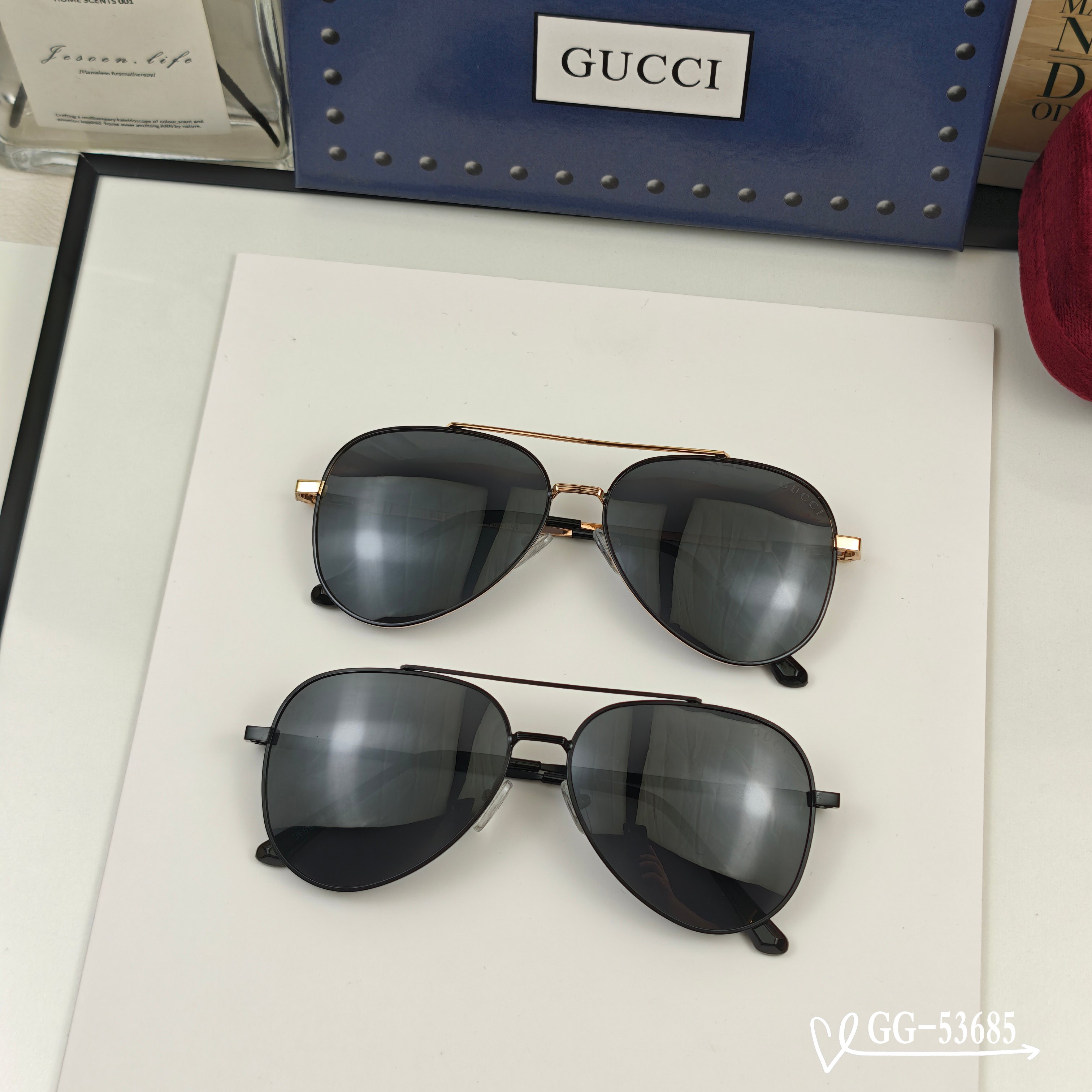 👓.【意大利古琦-GUCCI】 🕶.【宝丽来树脂偏光镜片】 ⭐️ .【精钢镜架-轻便佩戴舒适】 🌟 .【