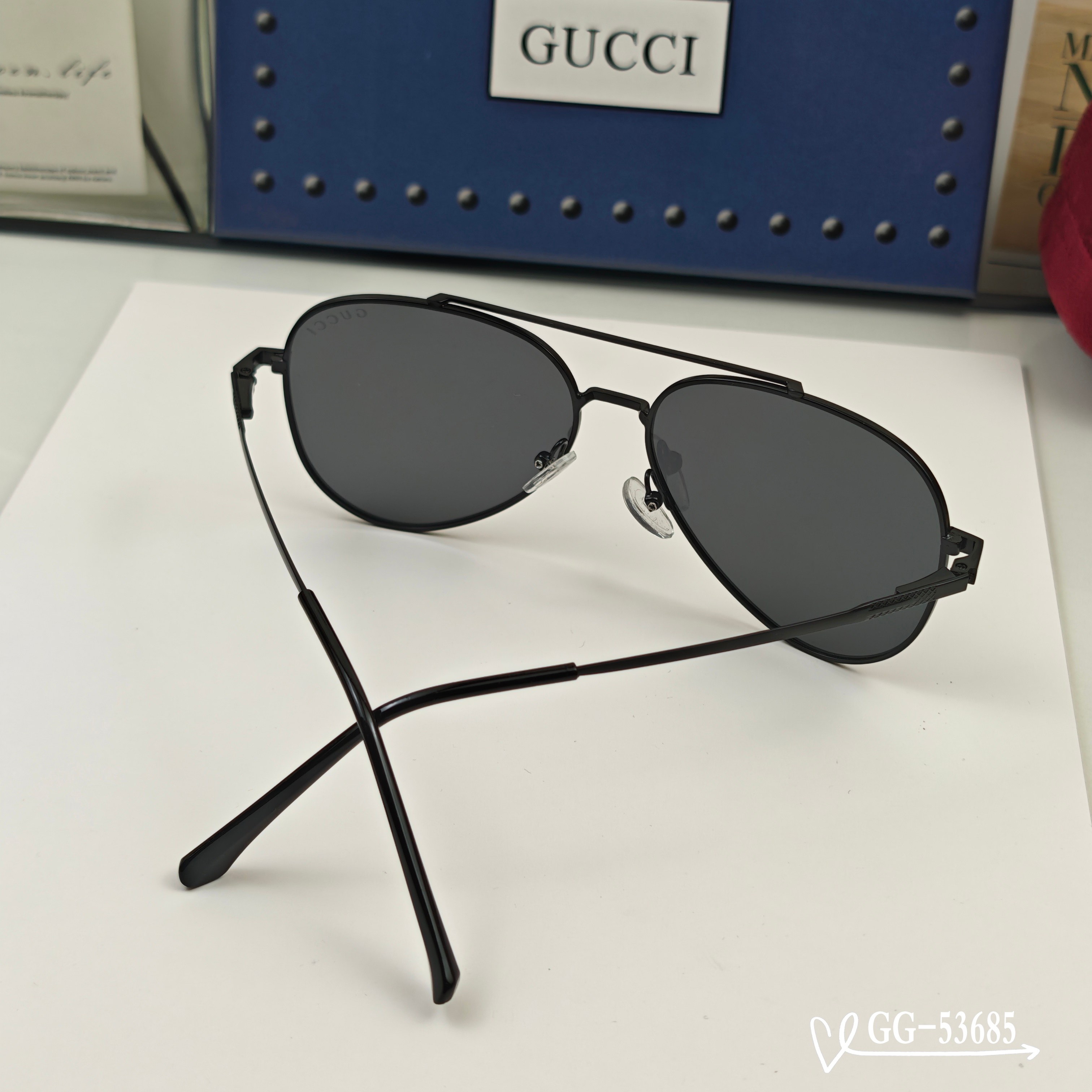 👓.【意大利古琦-GUCCI】 🕶.【宝丽来树脂偏光镜片】 ⭐️ .【精钢镜架-轻便佩戴舒适】 🌟 .【